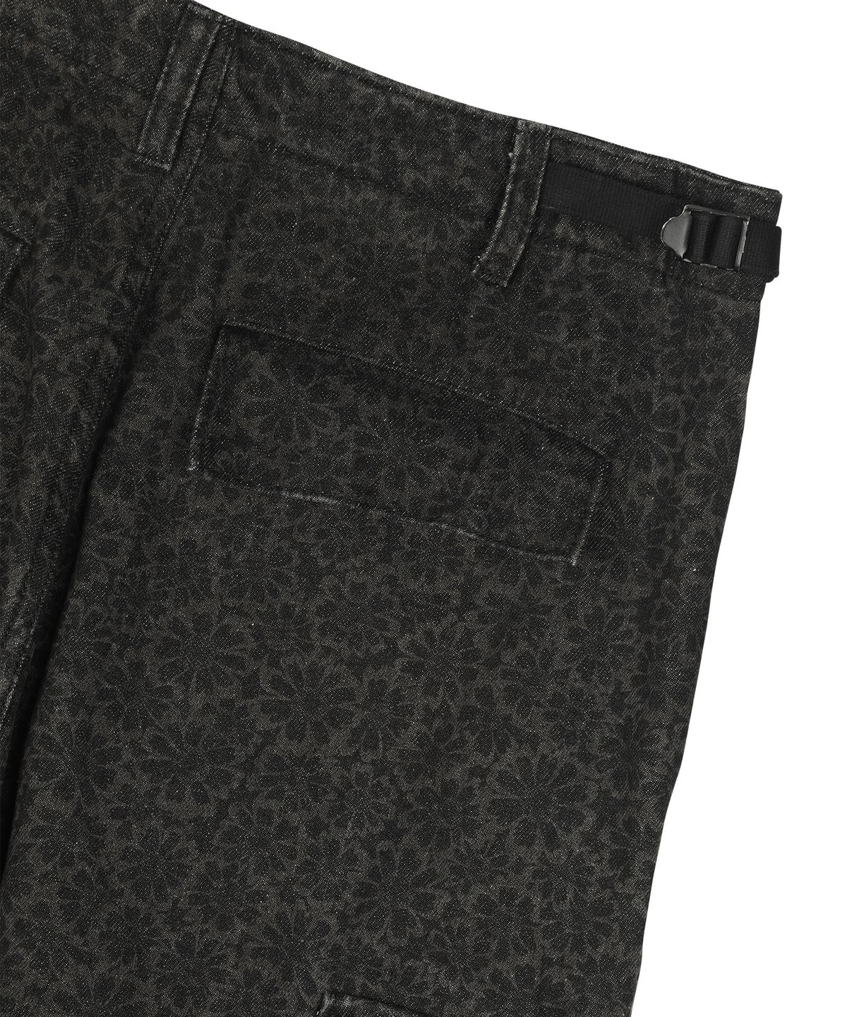 선데이후르츠마켓(SUNDAY FRUIT MARKET) W) DAISY CARGO DENIM PANT CHARCOAL