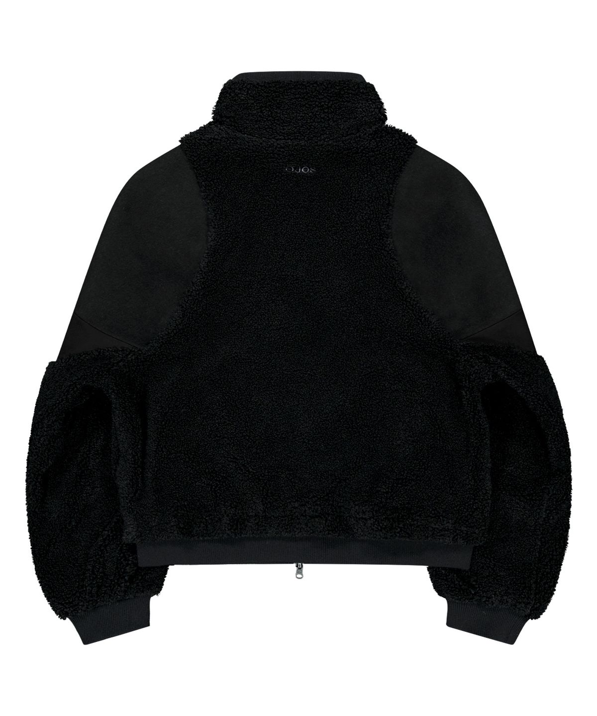 오호스(OJOS) Reversible Fleece Bomber Jacket / Black