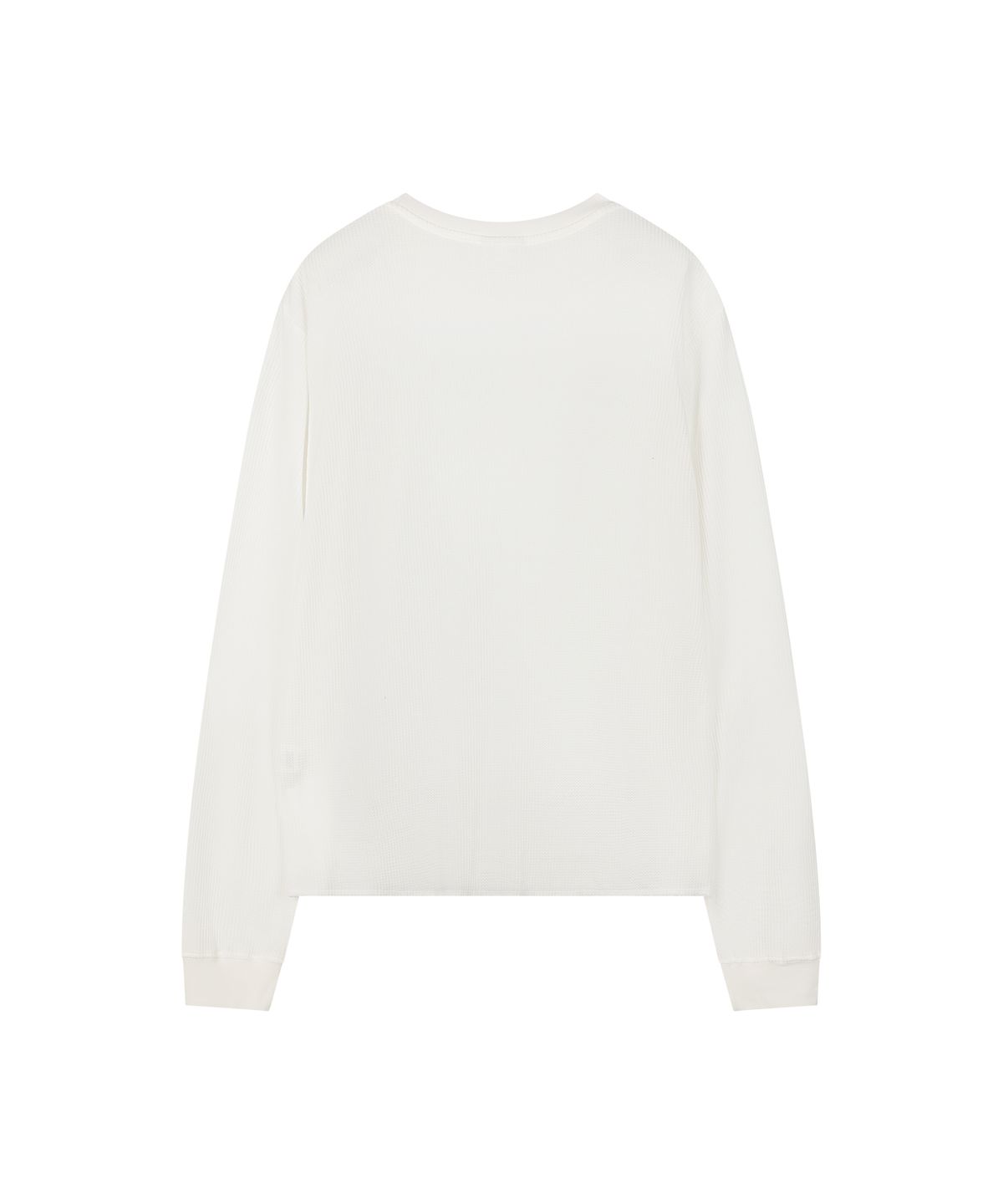선데이후르츠마켓(SUNDAY FRUIT MARKET) SUNDAY MINI WAFFLE LS TEE IVORY