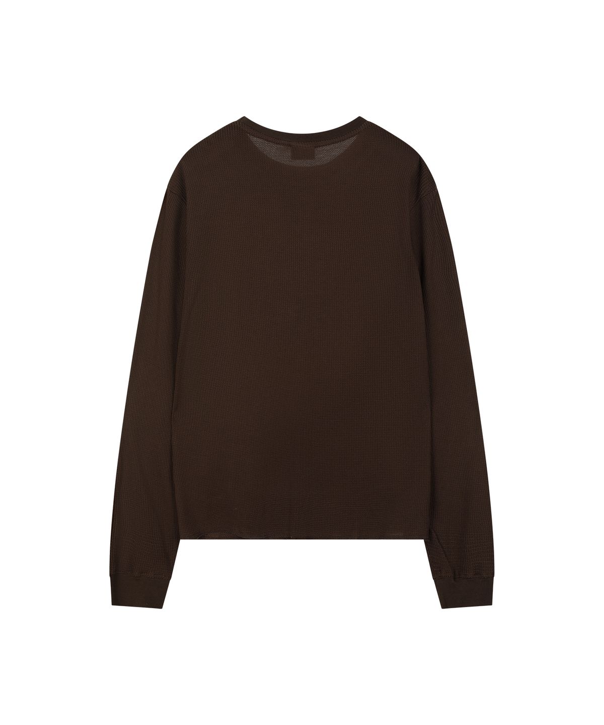 선데이후르츠마켓(SUNDAY FRUIT MARKET) SUNDAY MINI WAFFLE LS TEE BROWN