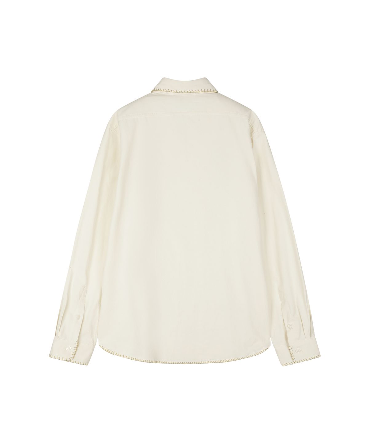 선데이후르츠마켓(SUNDAY FRUIT MARKET) POCKET FLOWER SHIRT CREAM