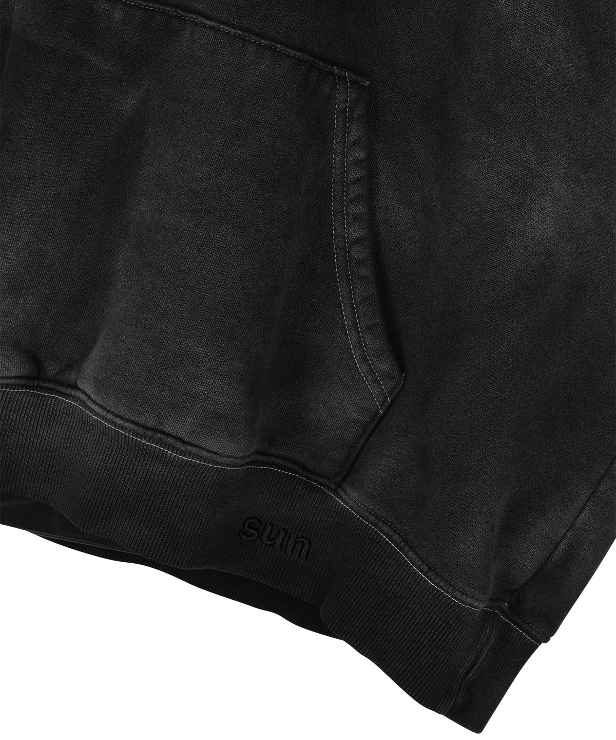 선데이후르츠마켓(SUNDAY FRUIT MARKET) SUNDAY DYEING HOODIE BLACK