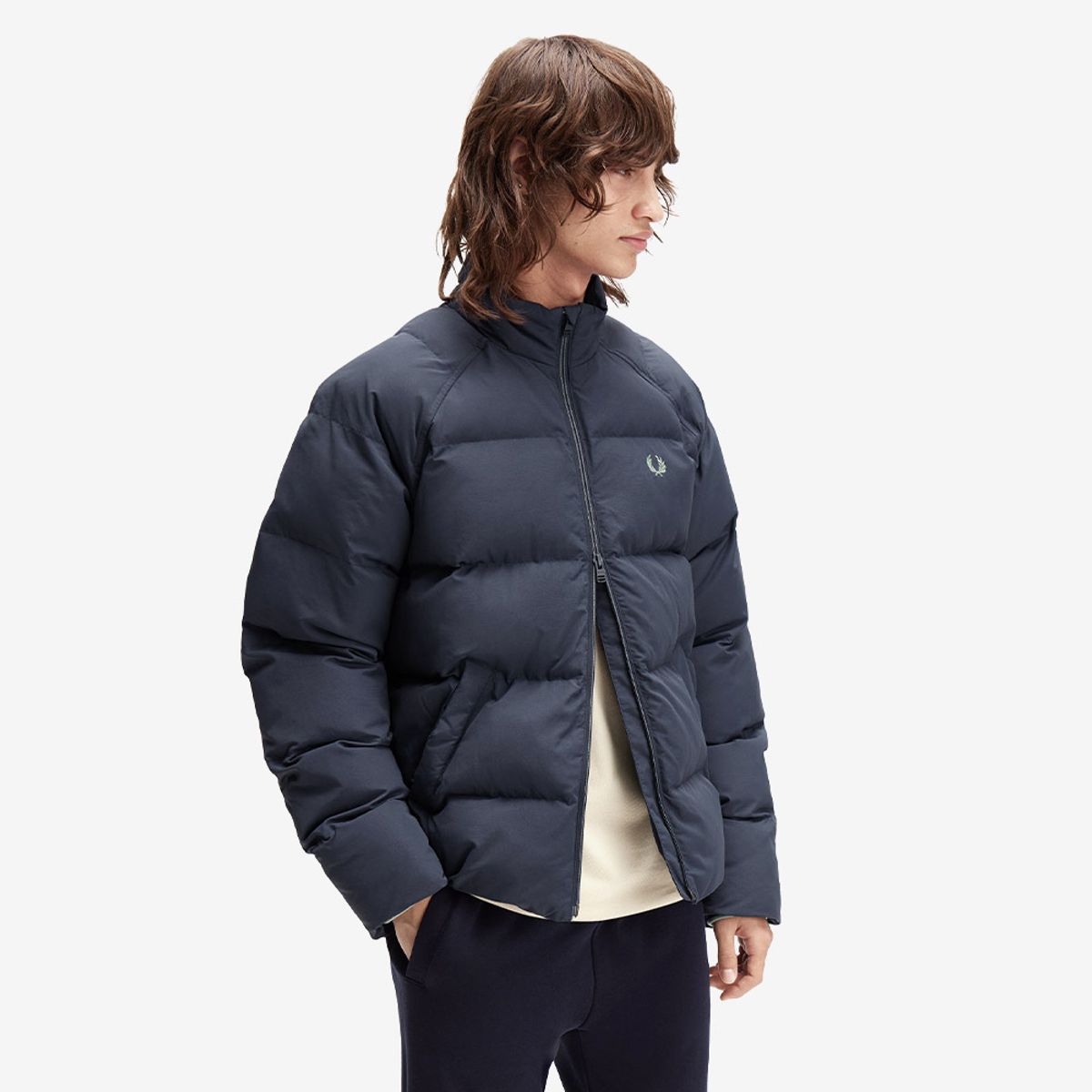 프레드페리(FRED PERRY) [Sport] 래글런 슬리브 패디드 재킷 - 다크 에이포스 AFPM253J309-738