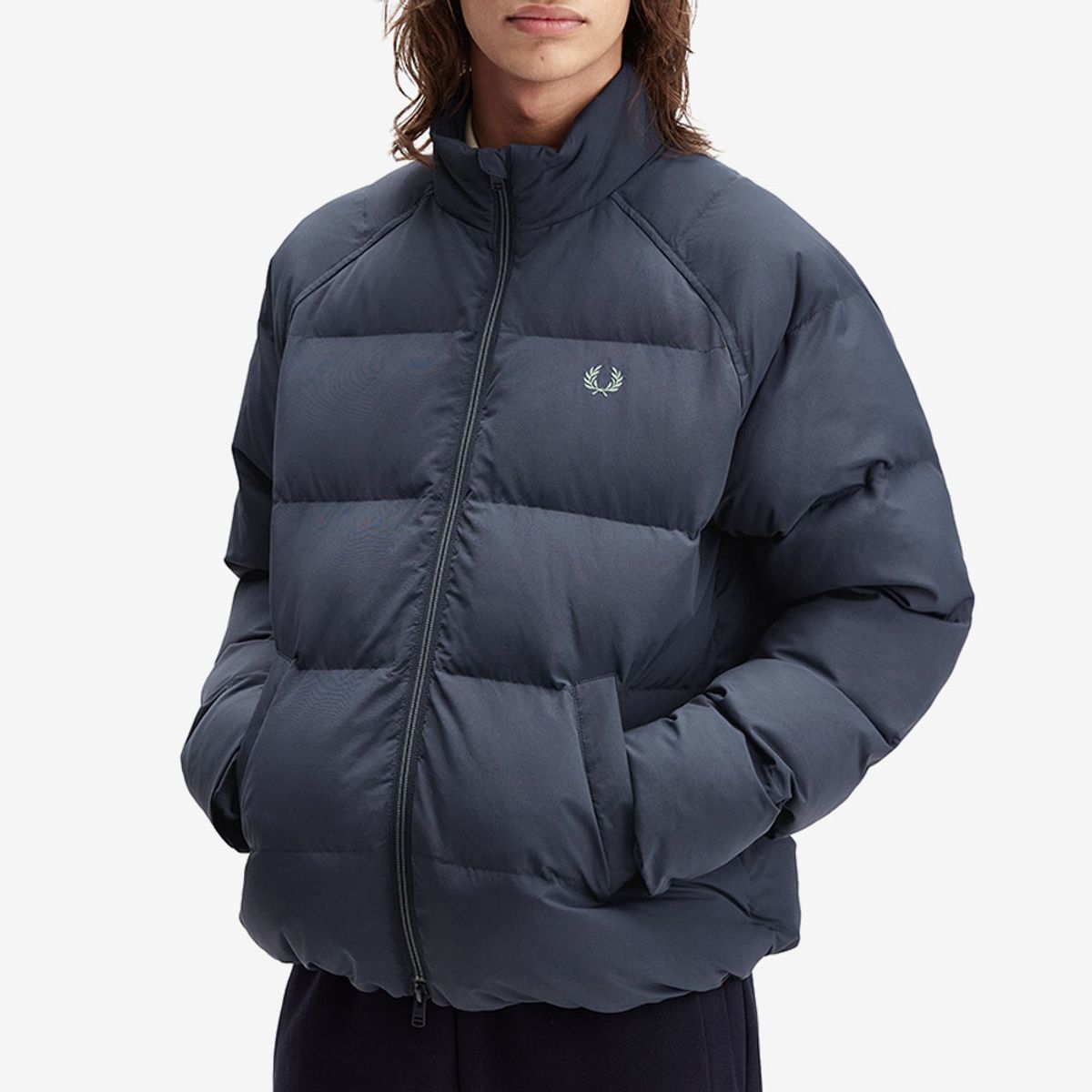 프레드페리(FRED PERRY) [Sport] 래글런 슬리브 패디드 재킷 - 다크 에이포스 AFPM253J309-738