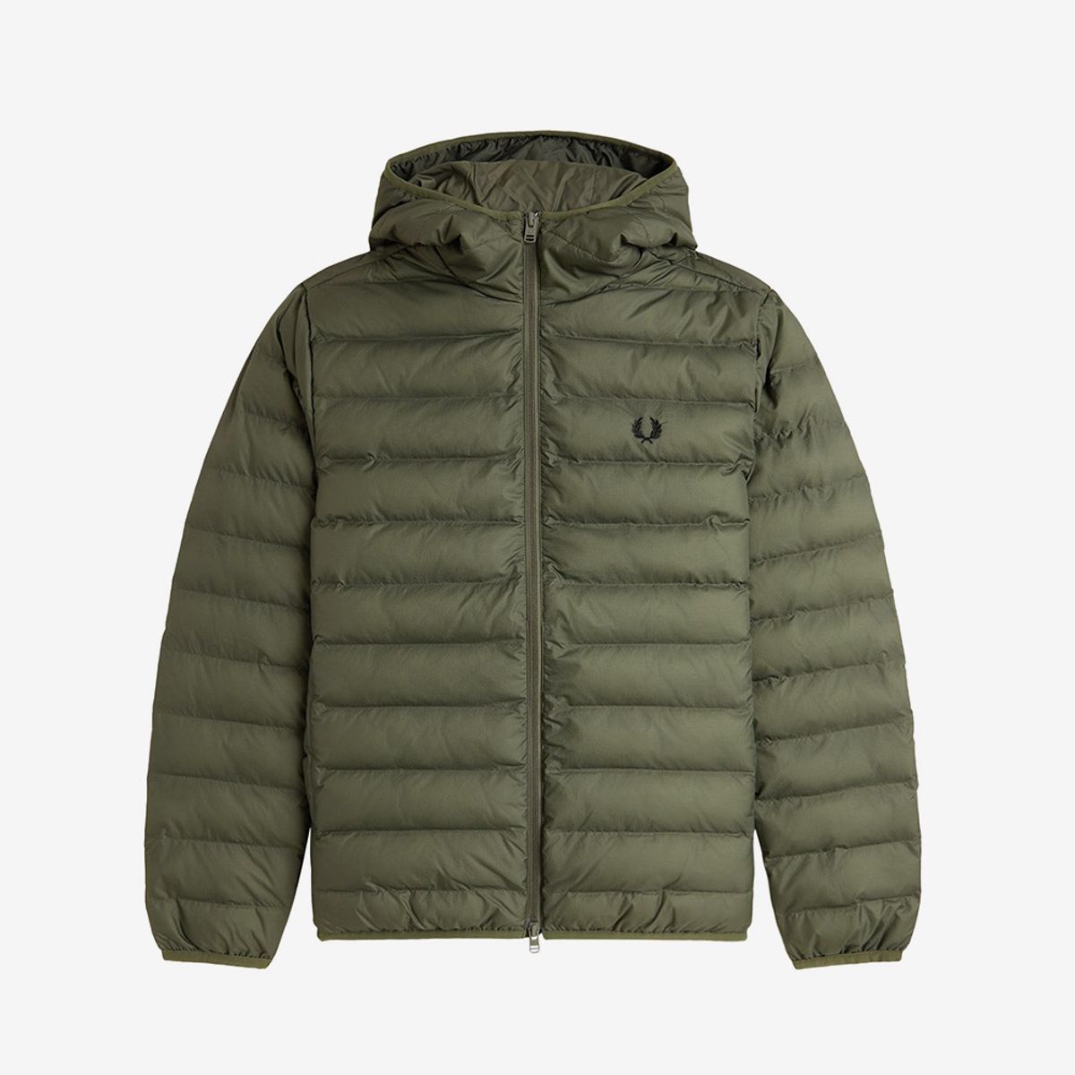 프레드페리(FRED PERRY) [Sport] 후드 인슐레이트 재킷 - 로렐리스 그린 AFPM2538553-X21