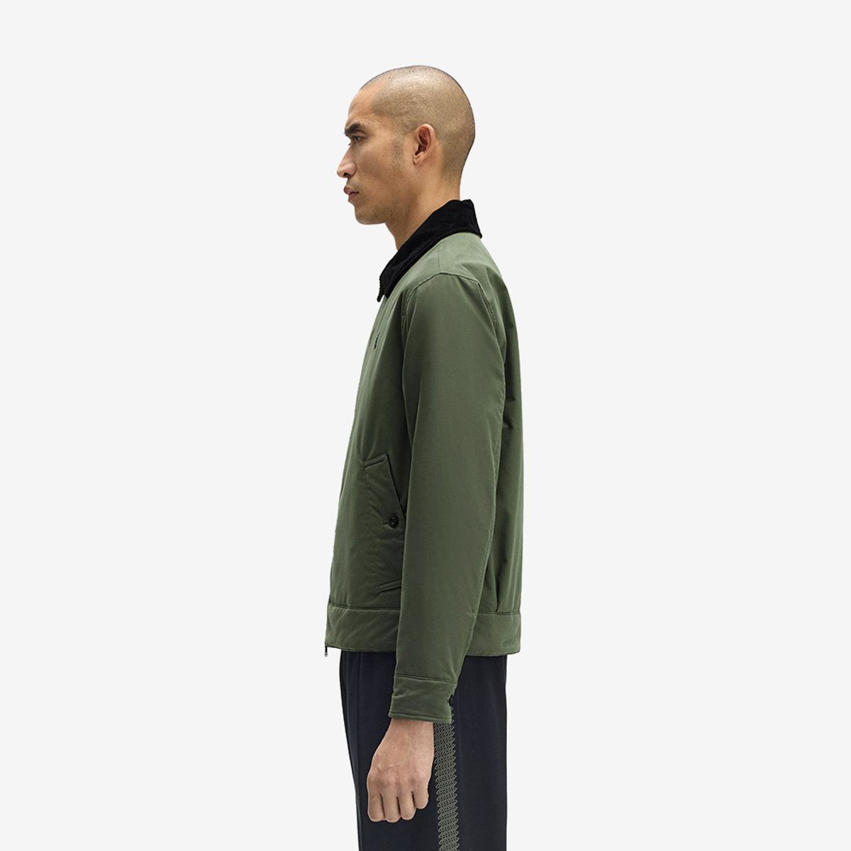 프레드페리(FRED PERRY) [Sharp] 투웨이 카반 재킷 - 로렐리스 그린 AFPM2538535-W19