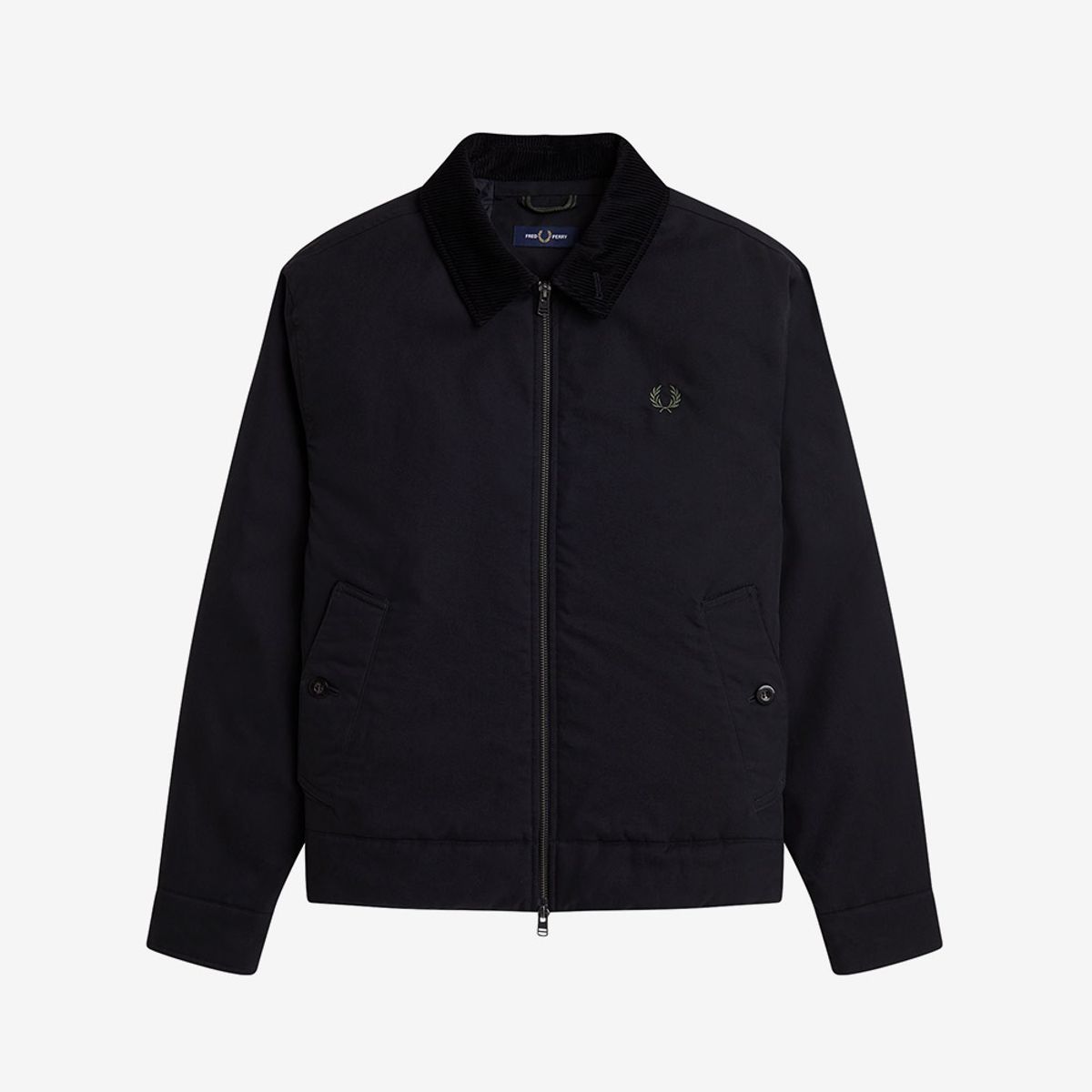 프레드페리(FRED PERRY) [Sharp] 투웨이 카반 재킷 - 블랙 AFPM2538535-184