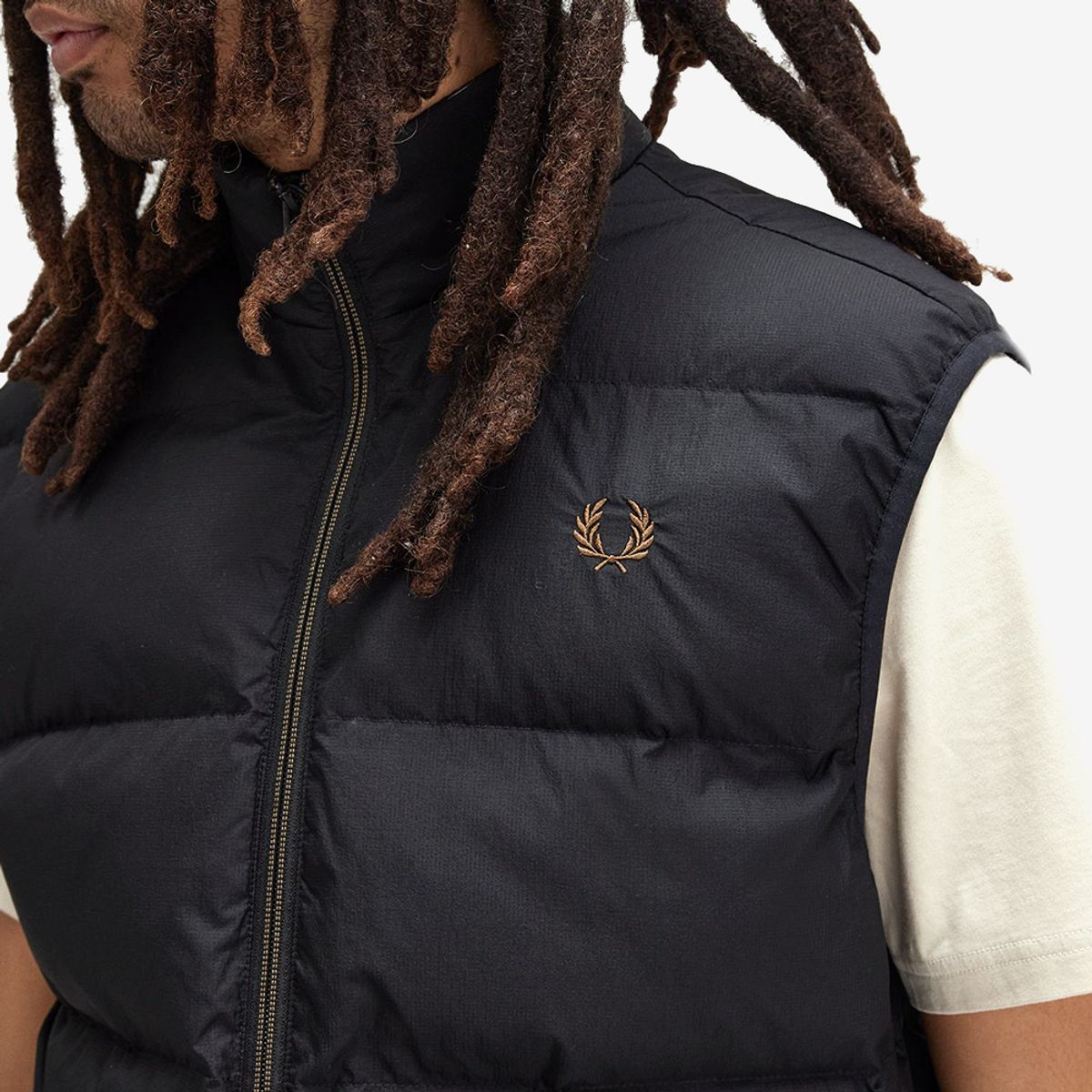 프레드페리(FRED PERRY) [Sport] 인슐레이트 베스트 - 블랙 AFPM2538522-102