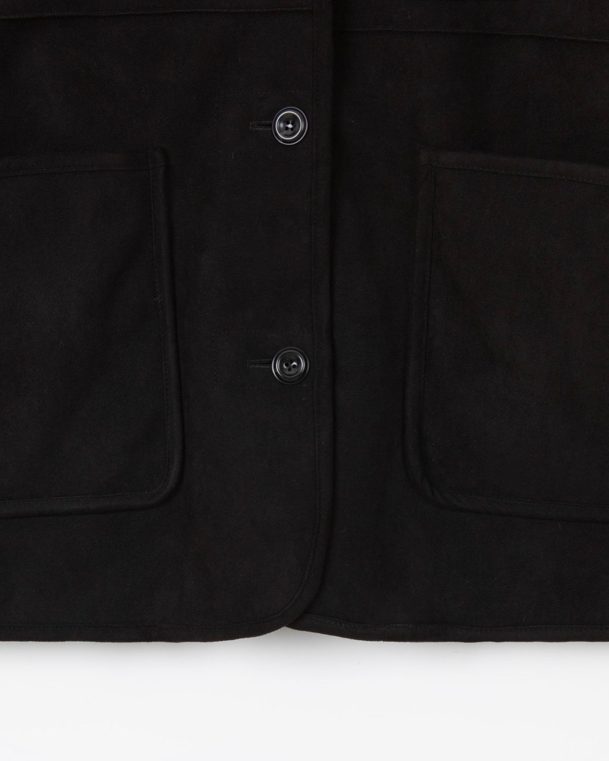 디앤드퀘스천(THEENDQUESTION) Reversible shearling jumper / BLACK