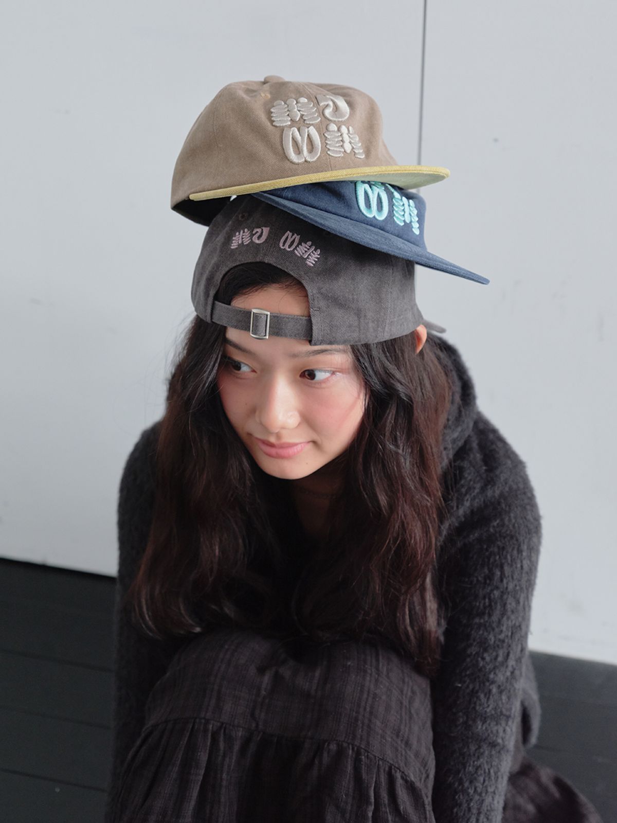 무음(MUWM) 워시드 구피 캡 Washed Goofy Cap (2 Colors)