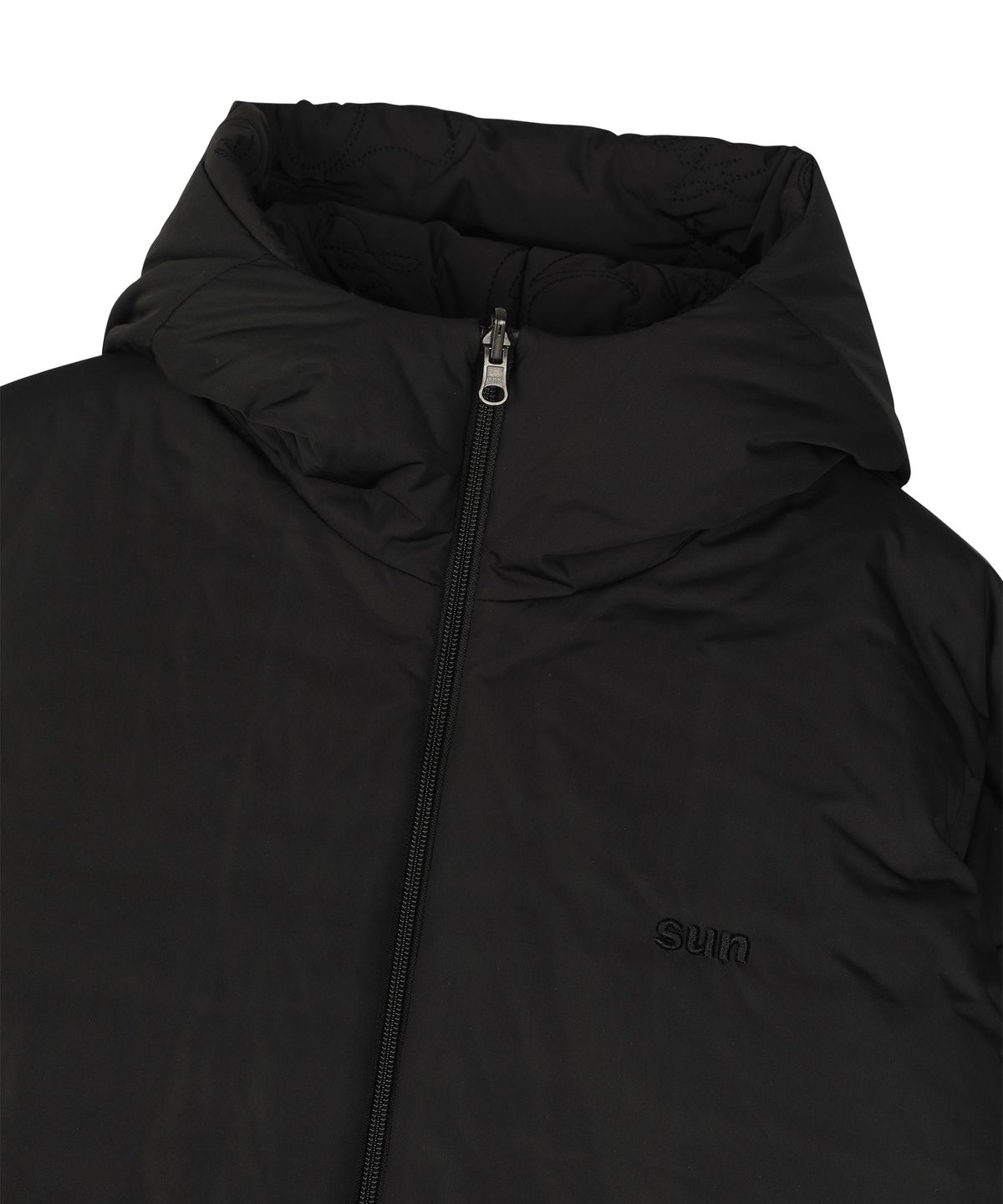 선데이후르츠마켓(SUNDAY FRUIT MARKET) CHERRY REVERSIBLE PUFFER BLACK