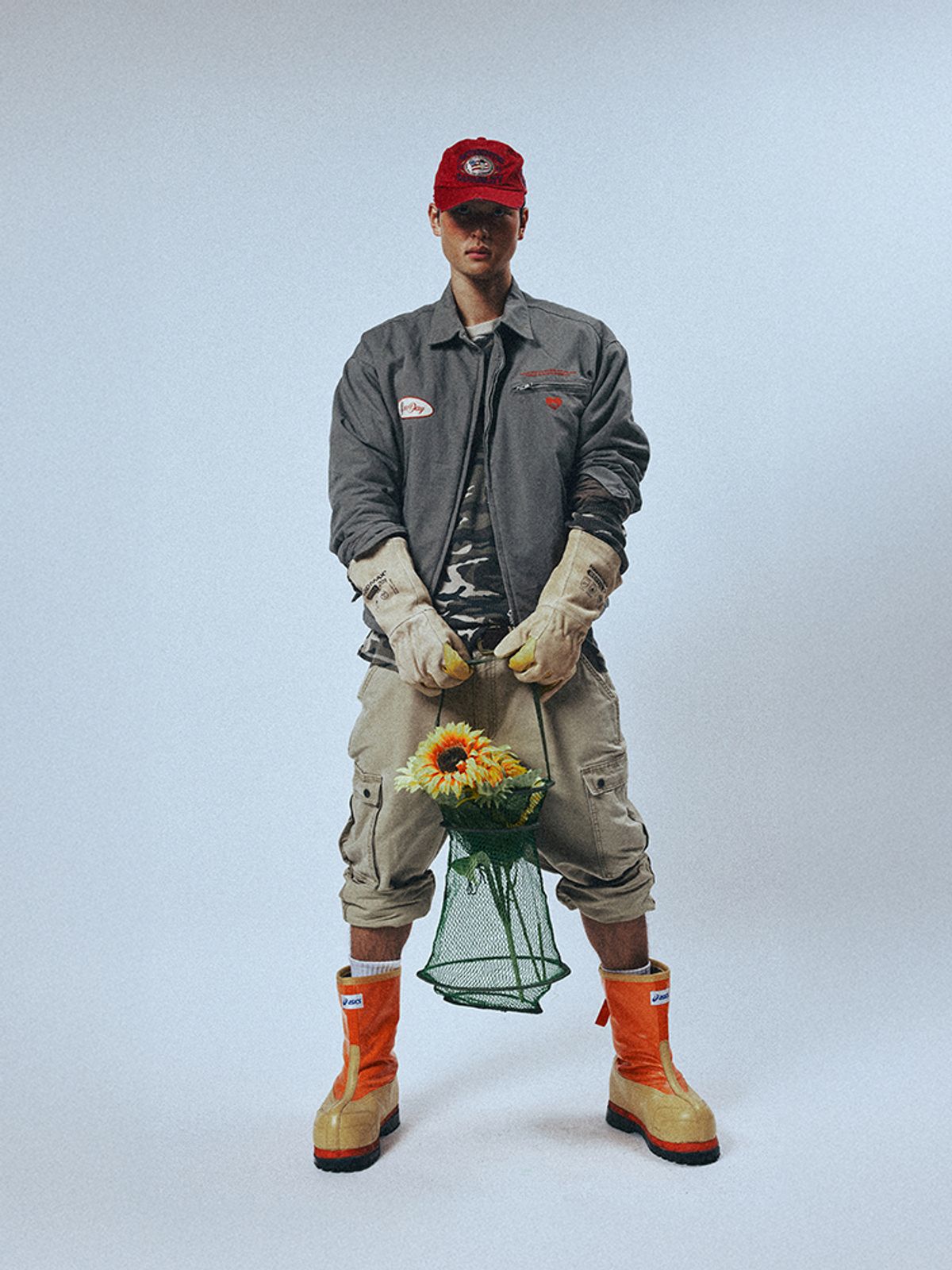 선데이후르츠마켓(SUNDAY FRUIT MARKET) MARKET VINTAGE WORK JACKET KHAKI