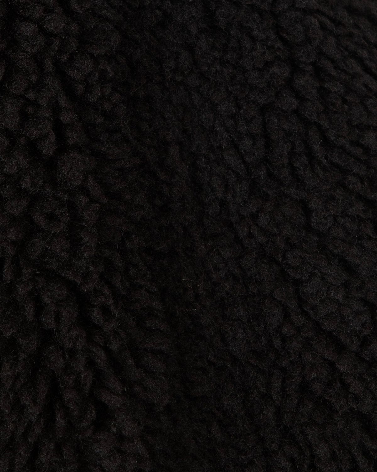 디앤드퀘스천(THEENDQUESTION) Hooded shearling jumper / BLACK