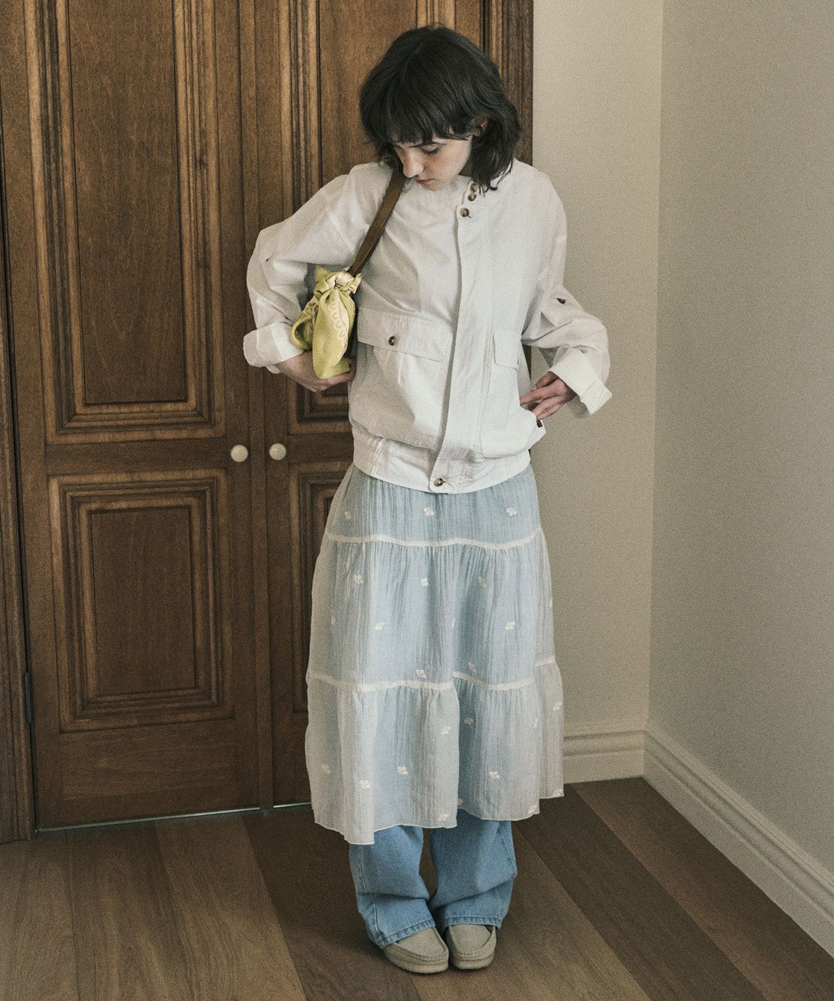 아우어노스텔지아(OURNOSTALGIA) Light Cotton blouson jumper_2color(OC25-OT04)