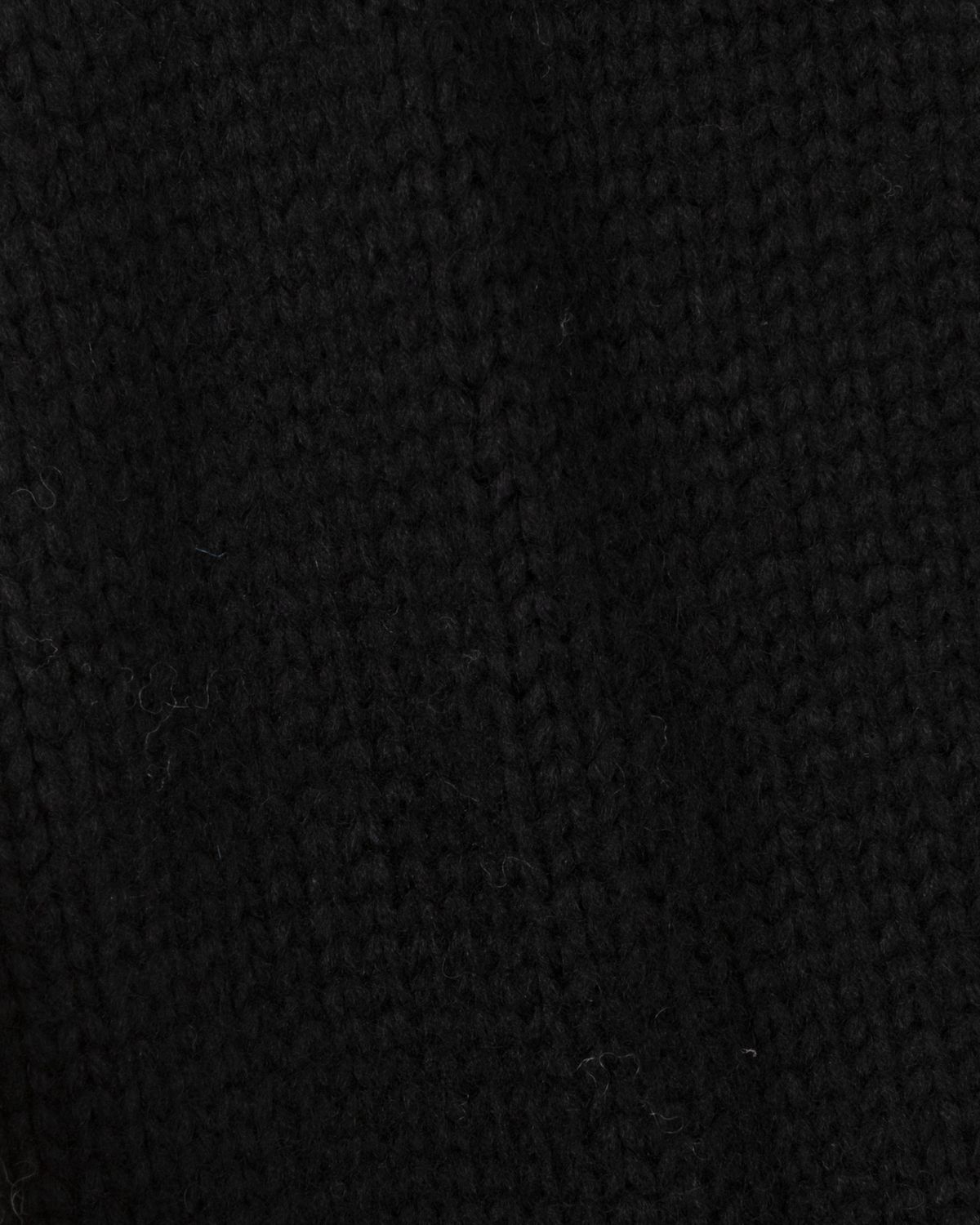 디앤드퀘스천(THEENDQUESTION) Knit zip-up jumper / BLACK