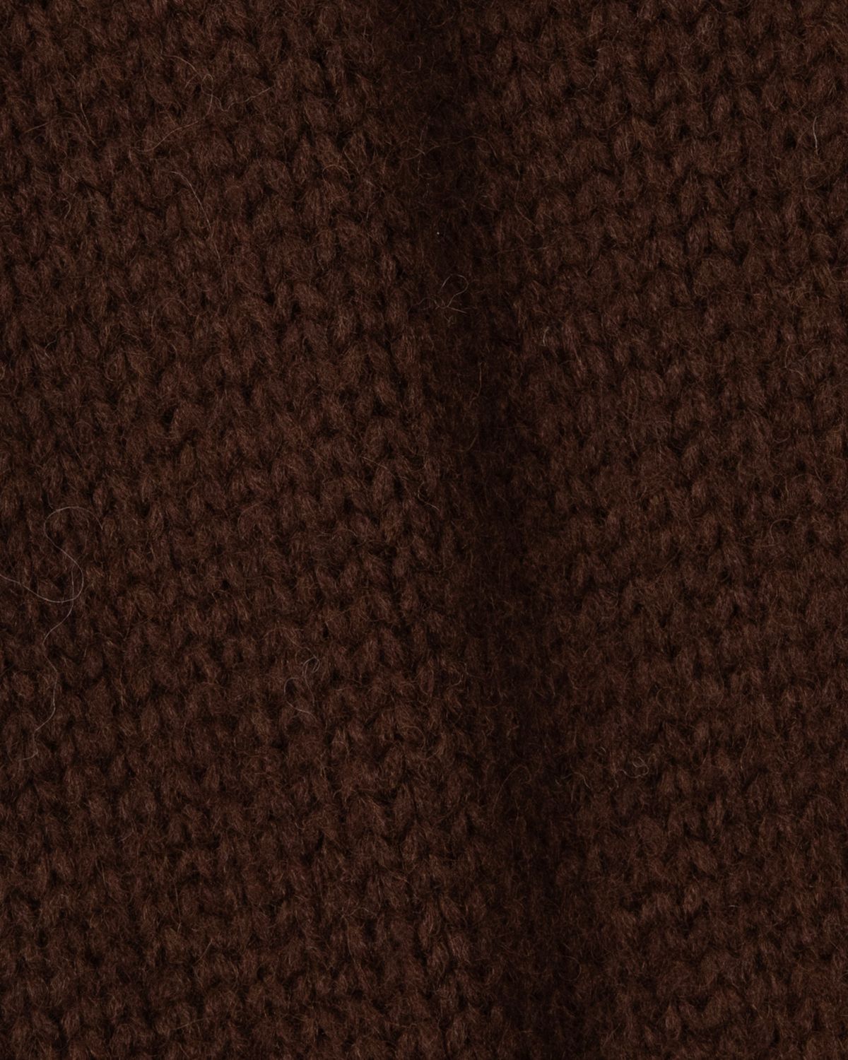 디앤드퀘스천(THEENDQUESTION) Knit zip-up jumper / BROWN