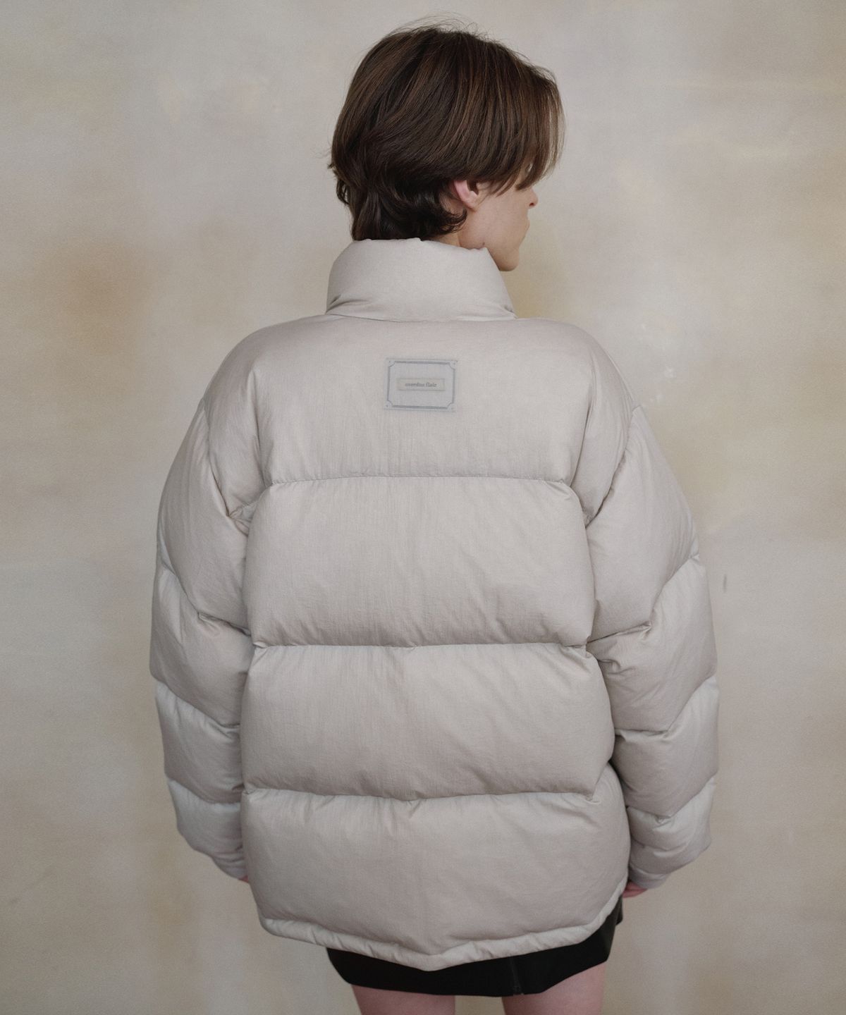 오버듀플레어(OVERDUEFLAIR) SHEER QUILTED DOWN JUMPER_LIGHT BEIGE