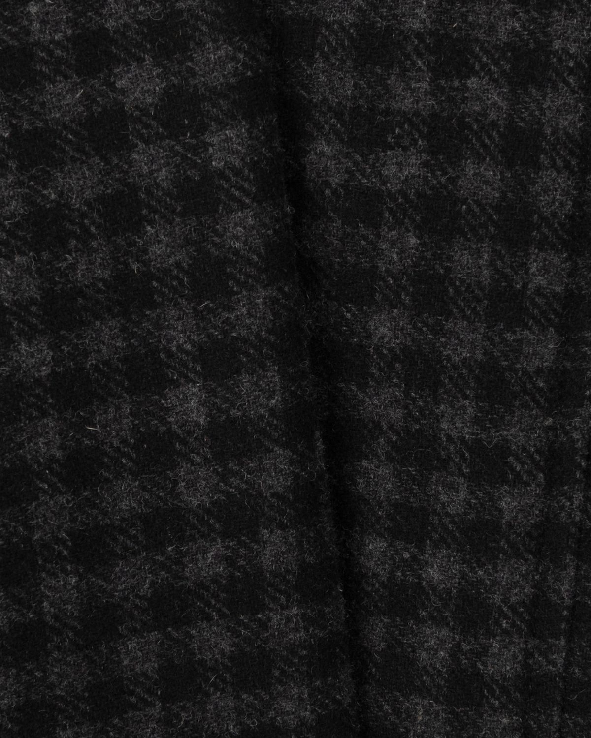 디앤드퀘스천(THEENDQUESTION) Checked Balmacaan coat / DARK GRAY