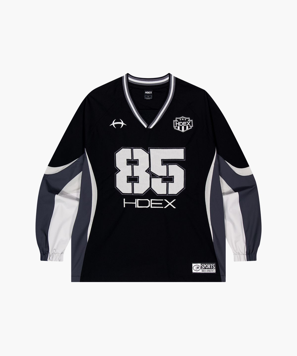 에이치덱스(HDEX) 럭비 웜업 풀오버 (Black)