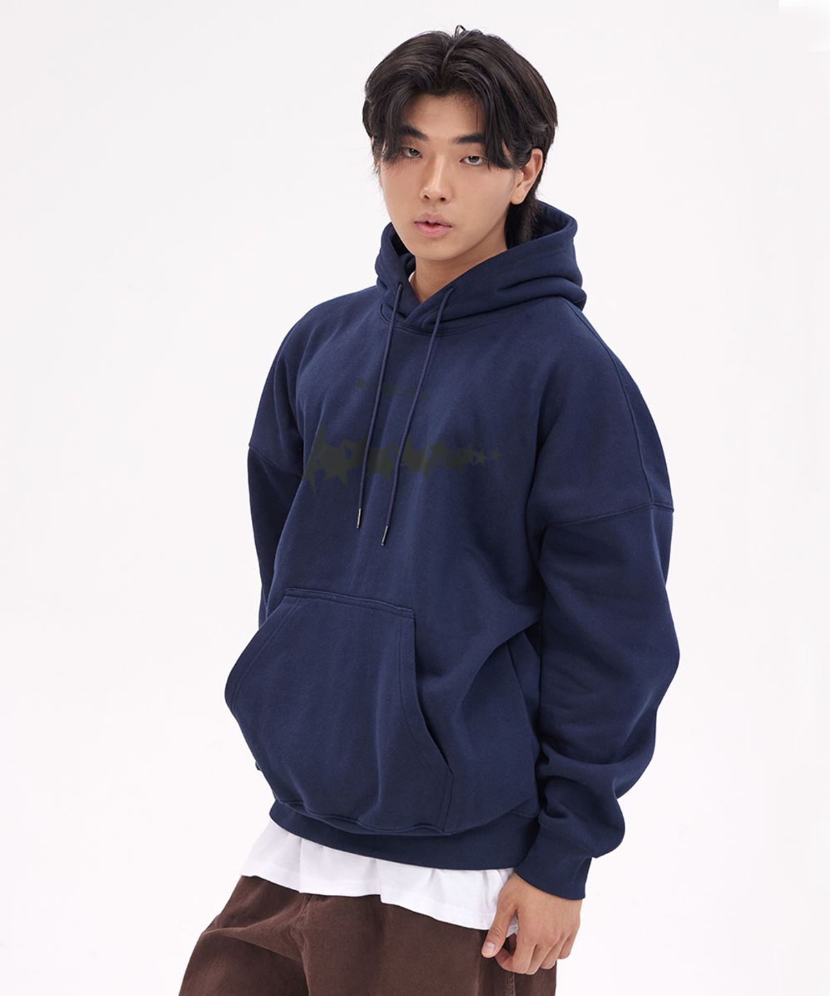 메이킷투(MAKEITTO) 밀키웨이 스타 후디_네이비