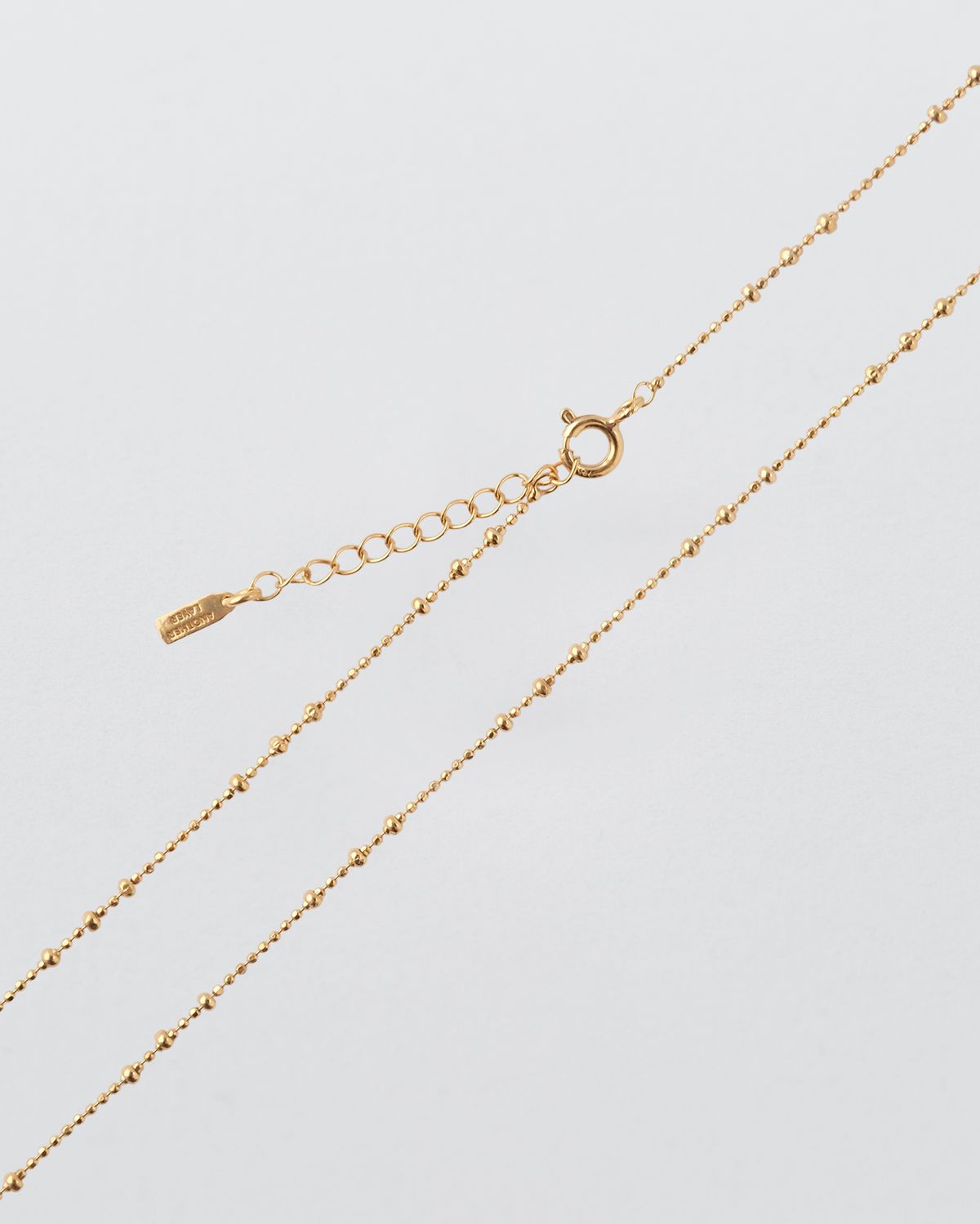 어나더레이어(ANOTHERLAYER) Petit Trio Necklace - Gold (silver925)