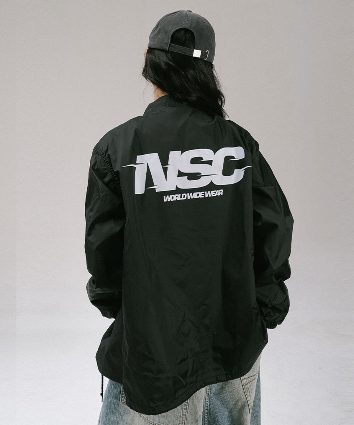 넷소셜클럽(NET SOCIAL CLUB) NSC COACH JACKET (BLACK)
