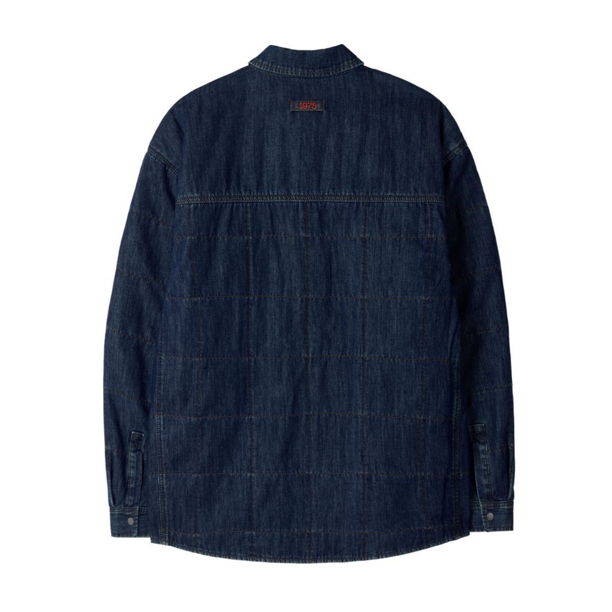 브롬톤 런던(BROMPTON LONDON) DENIM PADDED SHACKET - INDIGO (P254UPD431)