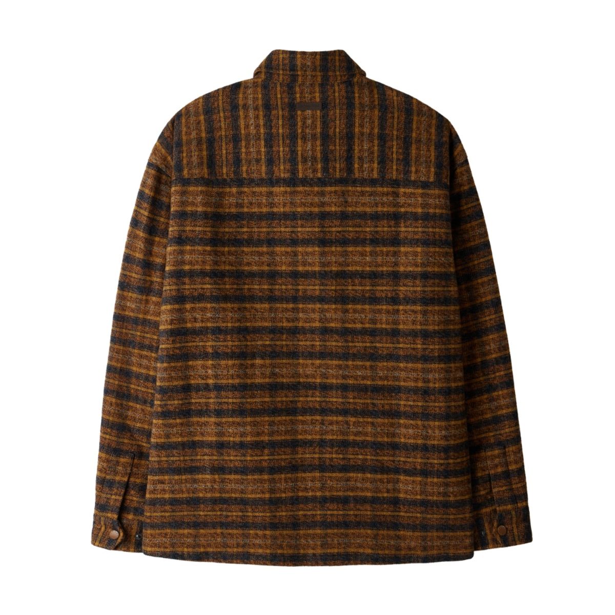브롬톤 런던(BROMPTON LONDON) WOVEN PATCH FLANNEL SHACKET - ORANGE (P254UPD432)
