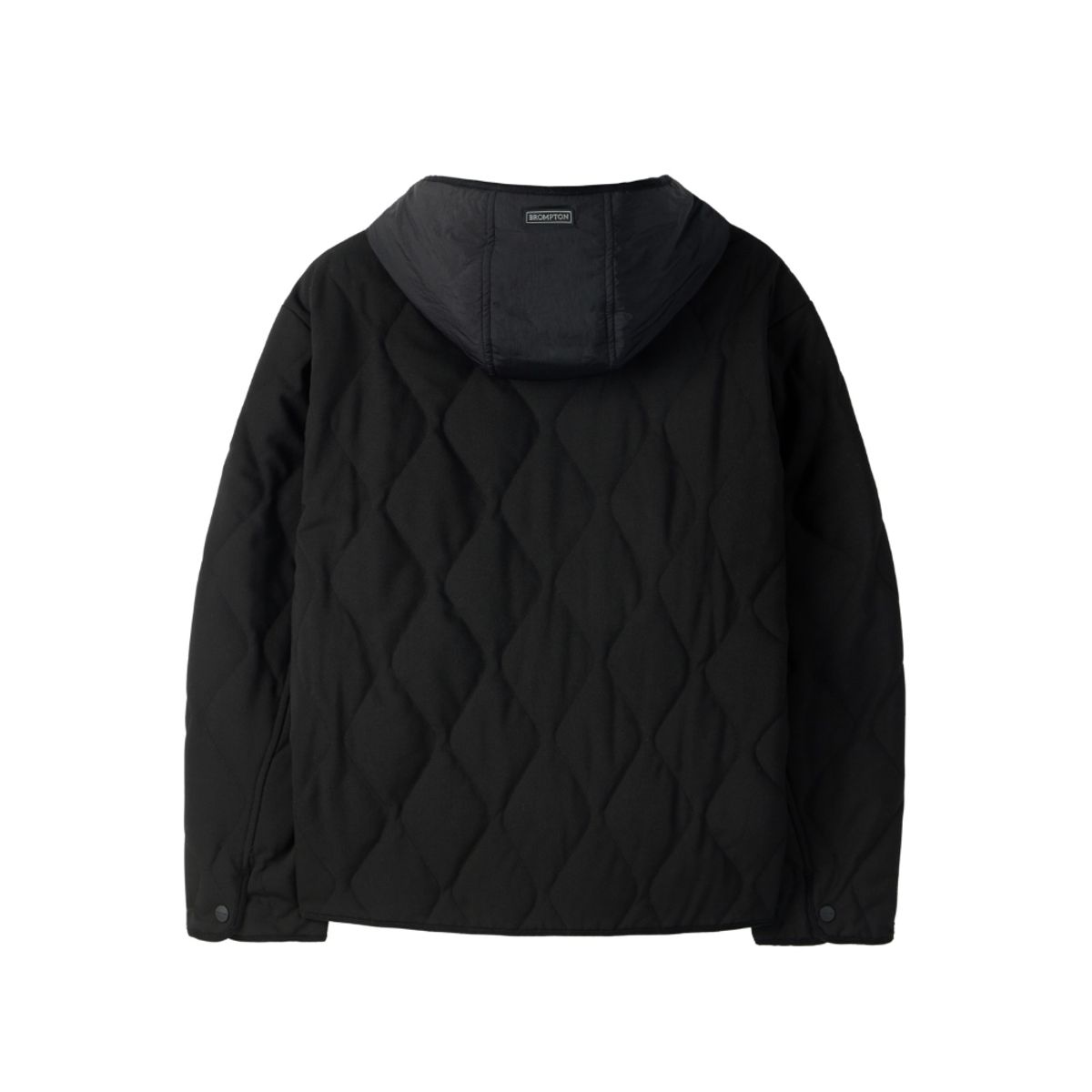 브롬톤 런던(BROMPTON LONDON) W HOOD DETACHABLE PADDED JACKET - BLACK (P254WPD135)