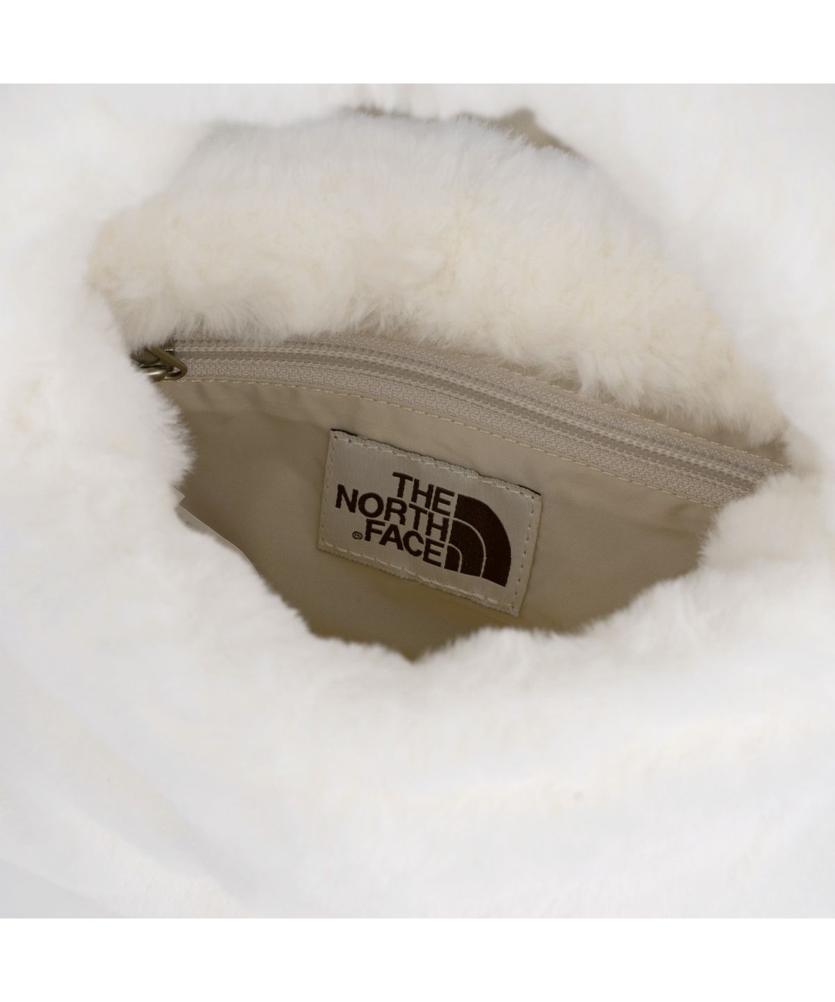 노스페이스(THE NORTH FACE) NN2PR71J 화이트라벨 버블리 토트백 미니_퍼 VANILLA