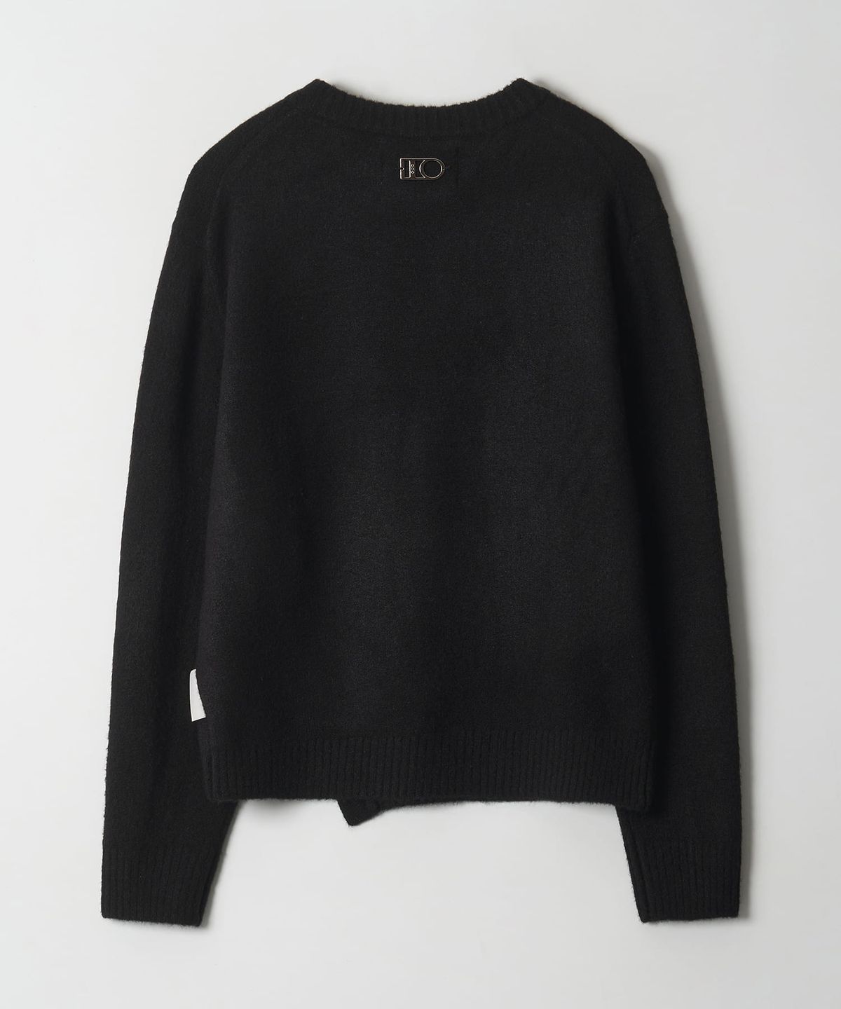디써티원(DTHIRTYONE) Twisted Line Crewneck Sweater (BLACK)