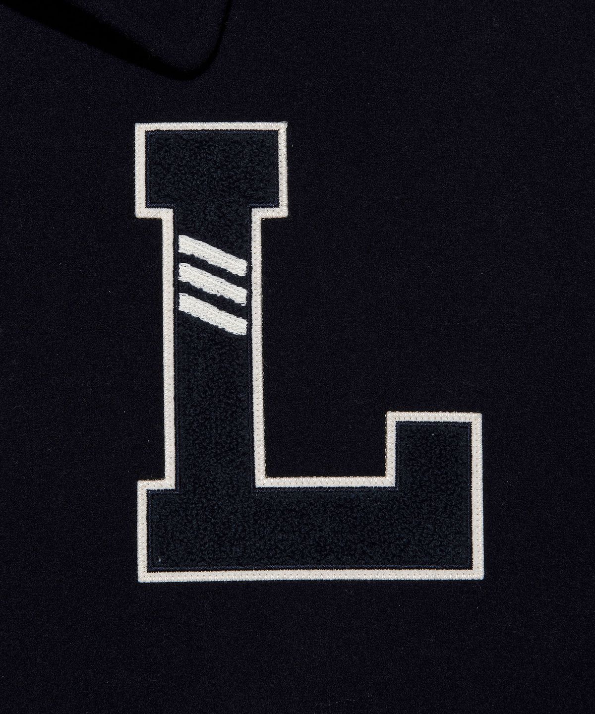 리(LEE) 울 블렌드 바시티 자켓 네이비