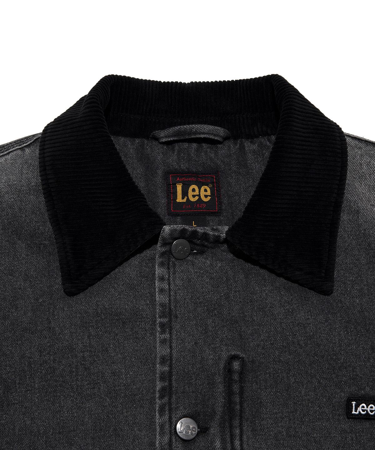리(LEE) 데님 블루종 블랙