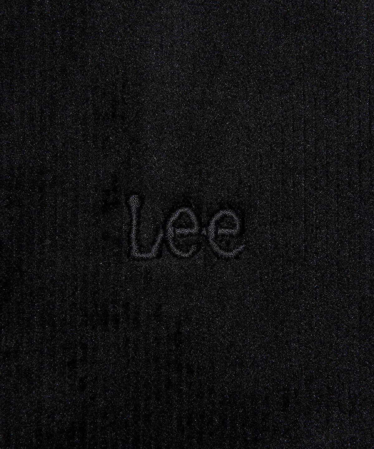 리(LEE) 우먼 벨루어 후드 집업 블랙