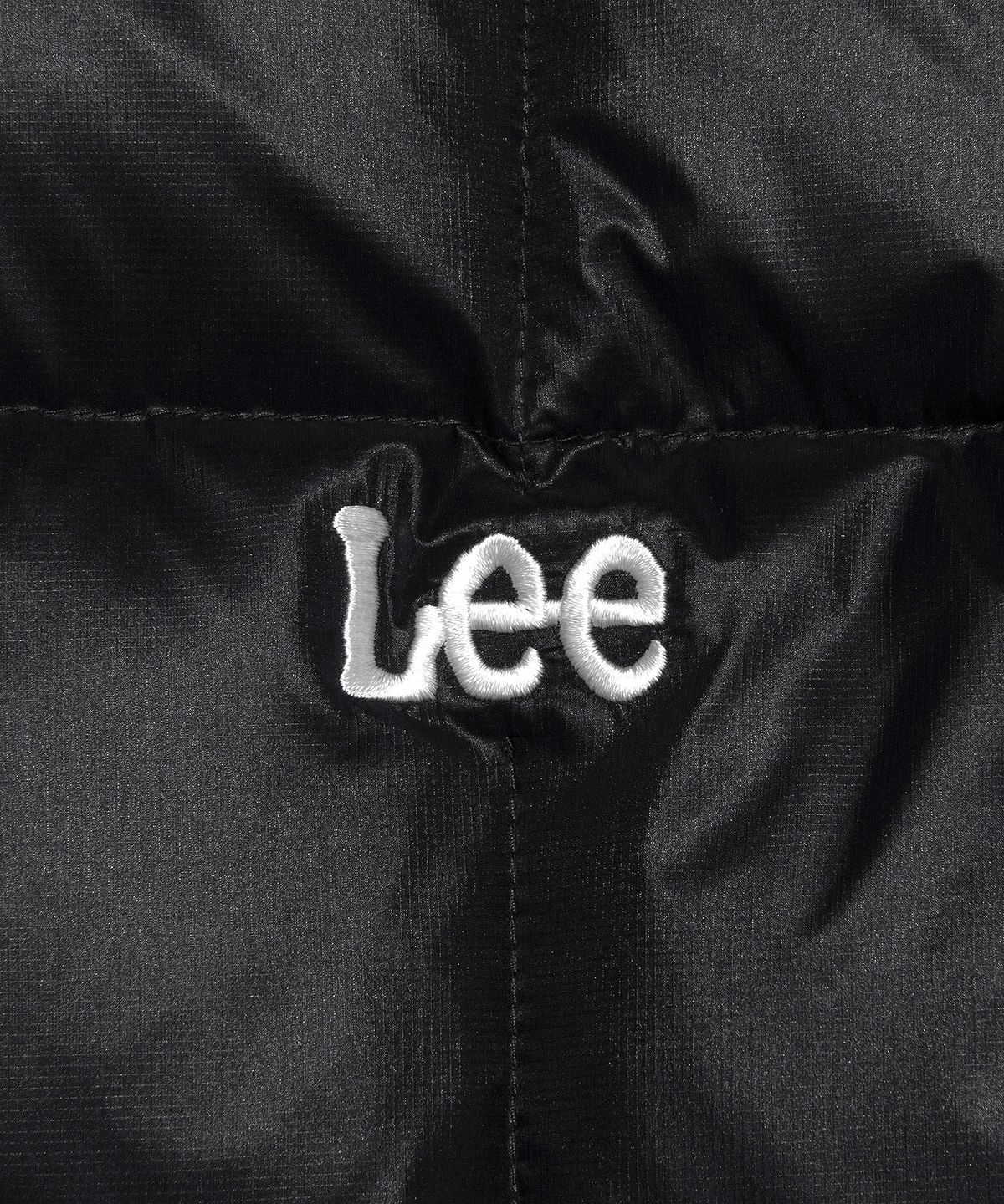 리(LEE) 후드 립스탑 라이트 다운 블랙