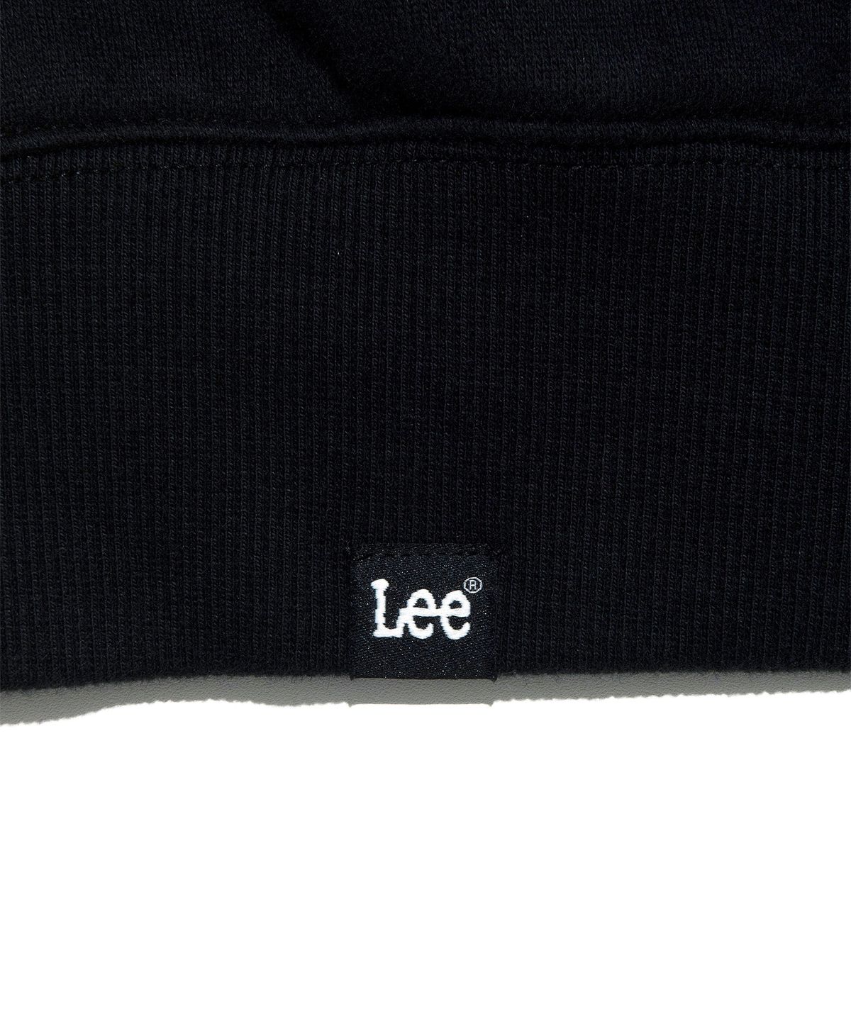 리(LEE) 리진스 키링 그래픽 기모 맨투맨 블랙