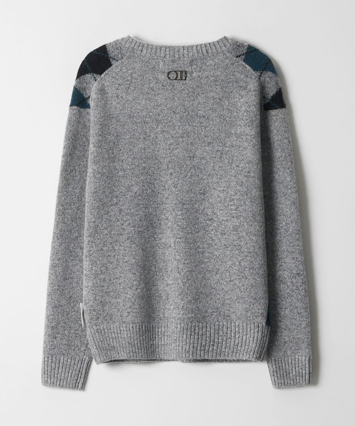 디써티원(DTHIRTYONE) V-Neck Argyle Sweater (GREEN)