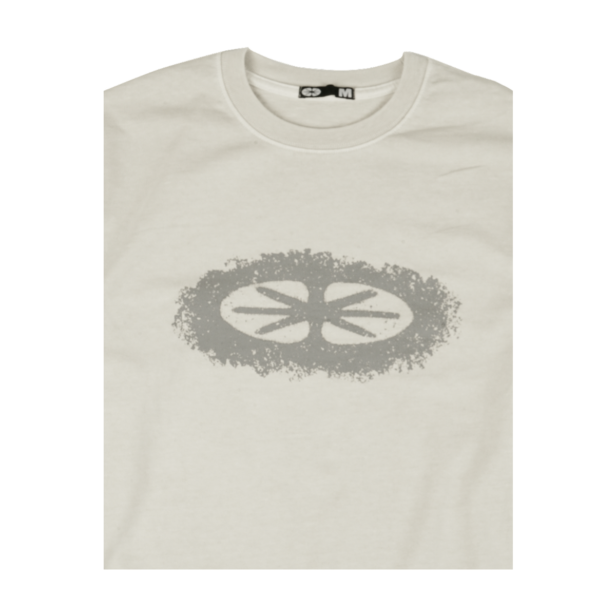 이알티알(ERTR) Pigment Dyed Star Logo LS T-Shirt Cream