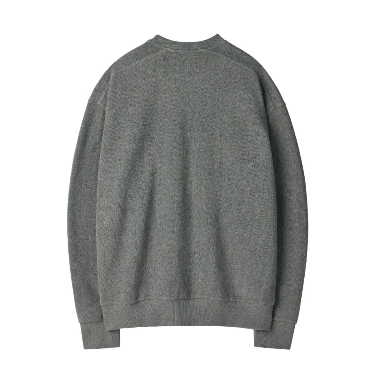 브롬톤 런던(BROMPTON LONDON) HERRINGBONE SWEATSHIRT - M/GREY (P254USW480)