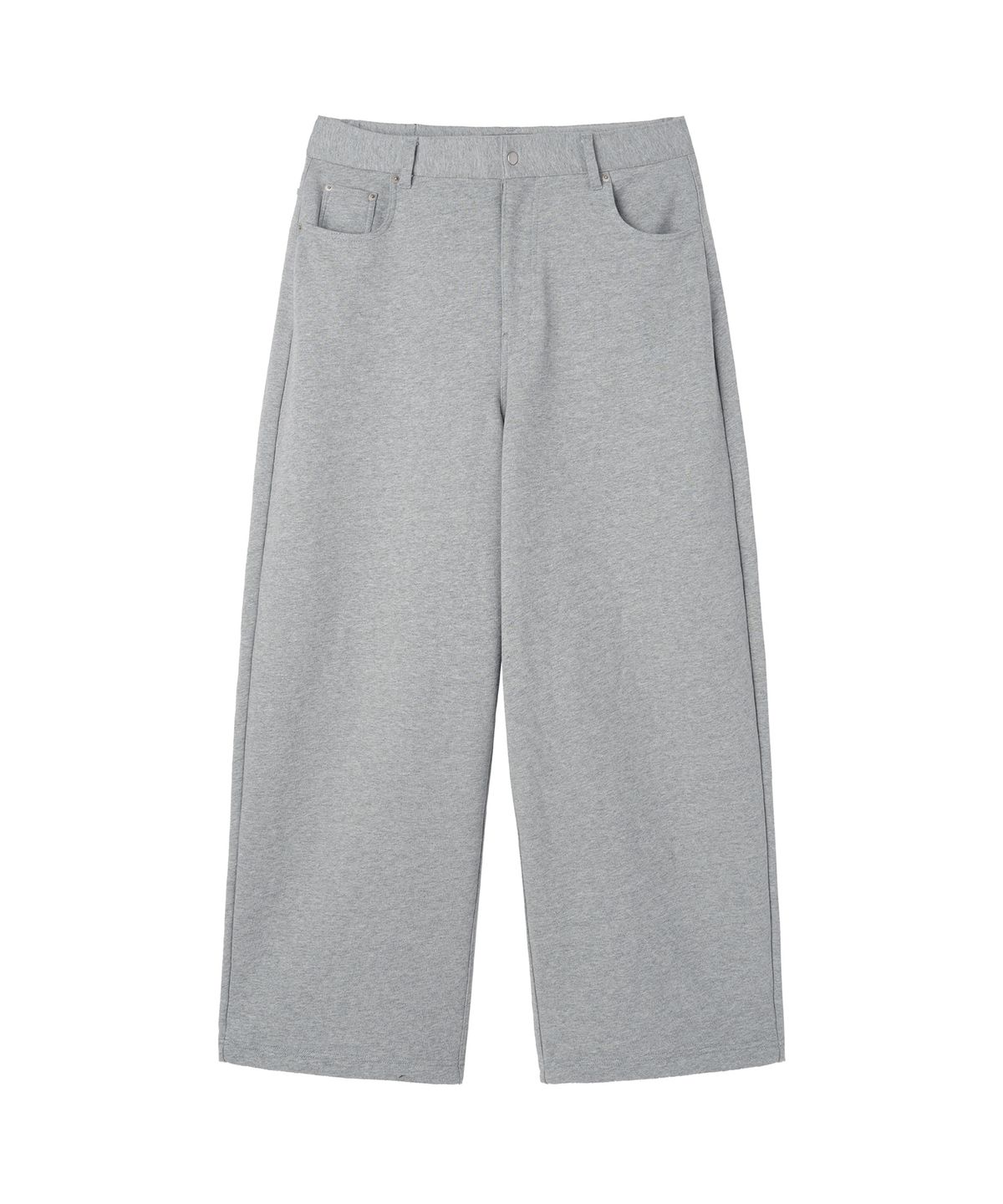 오픈야드(오와이)(OPENYARD(OY)) WIDE VOLUME SWEATPANTS - DARK GREY