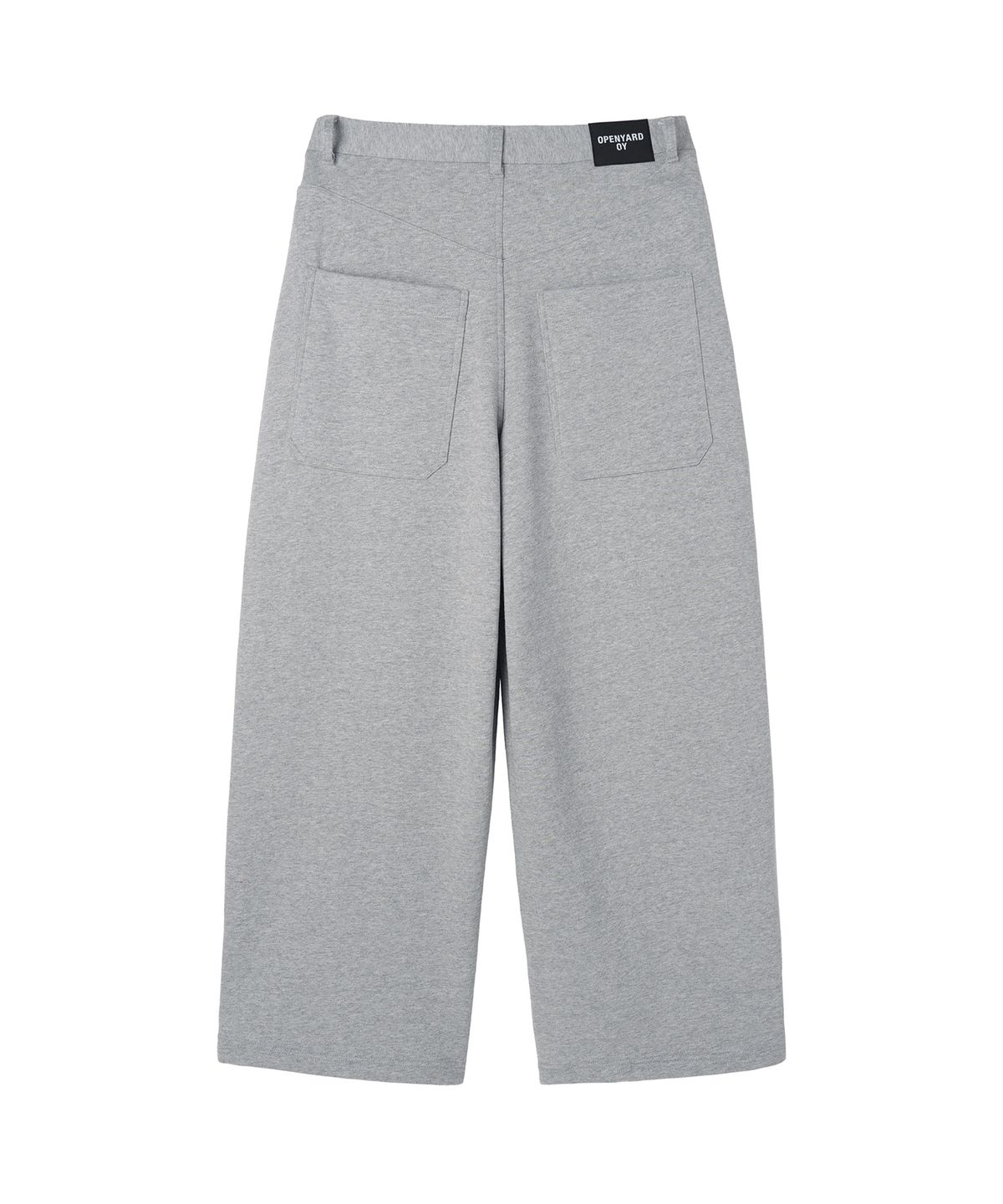 오픈야드(오와이)(OPENYARD(OY)) WIDE VOLUME SWEATPANTS - DARK GREY