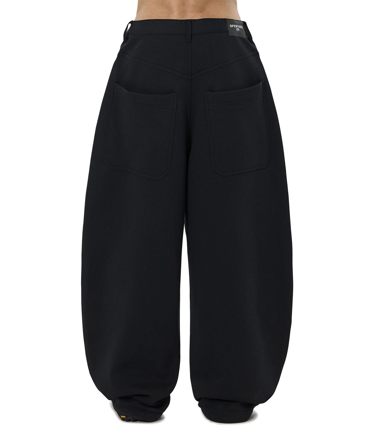 오픈야드(오와이)(OPENYARD(OY)) WIDE VOLUME SWEATPANTS - BLACK