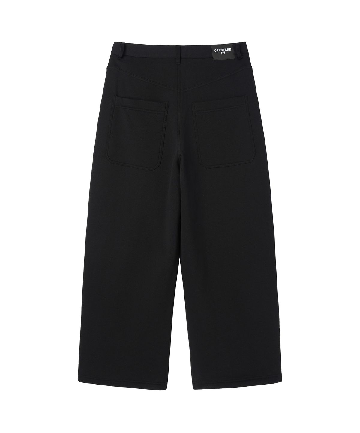 오픈야드(오와이)(OPENYARD(OY)) WIDE VOLUME SWEATPANTS - BLACK