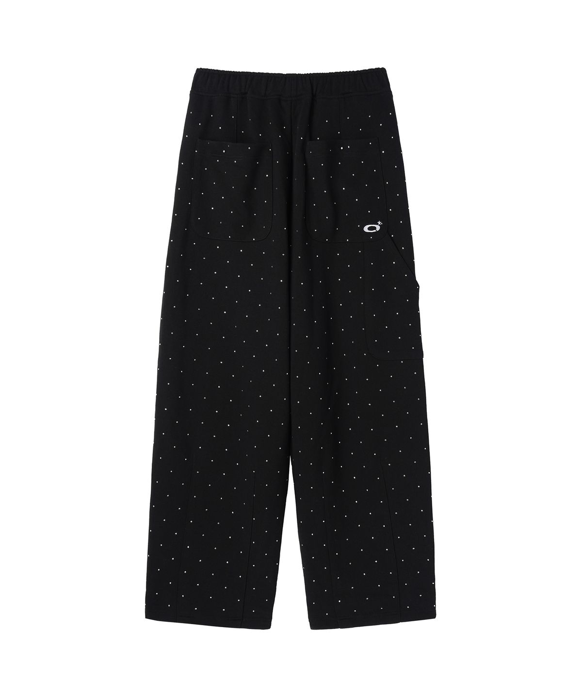 오픈야드(오와이)(OPENYARD(OY)) CRYSTAL DOT SWEATPANTS - BLACK