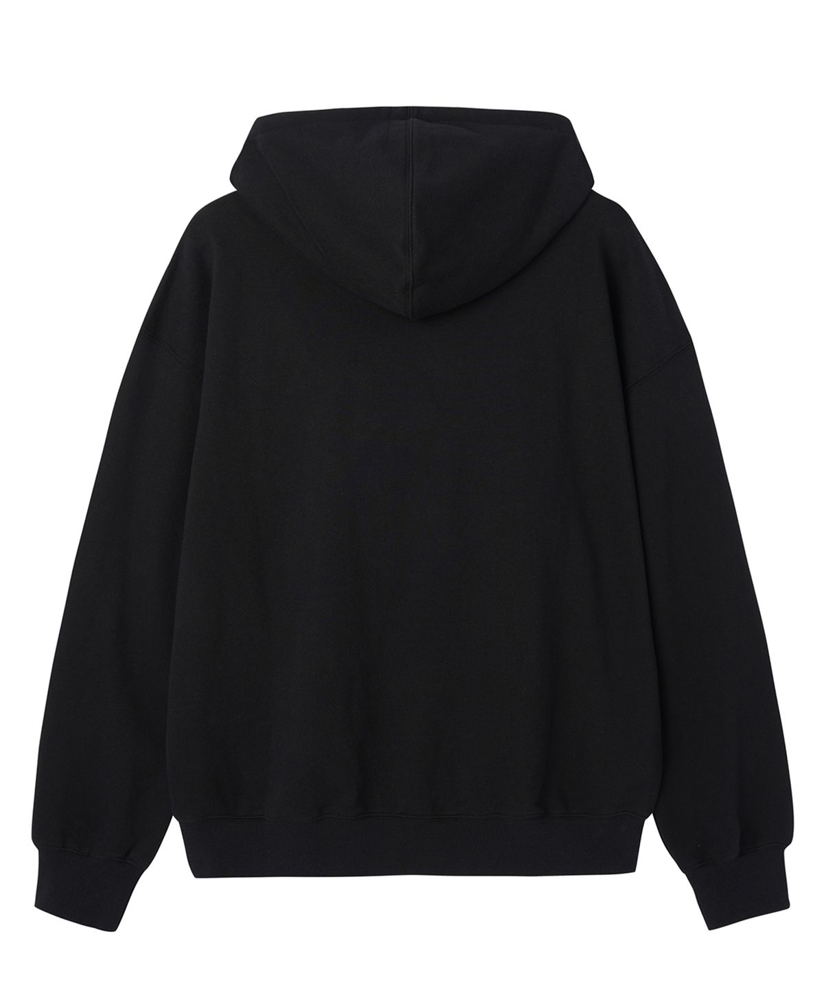 오픈야드(오와이)(OPENYARD(OY)) INSET LOGO HOODIE - BLACK