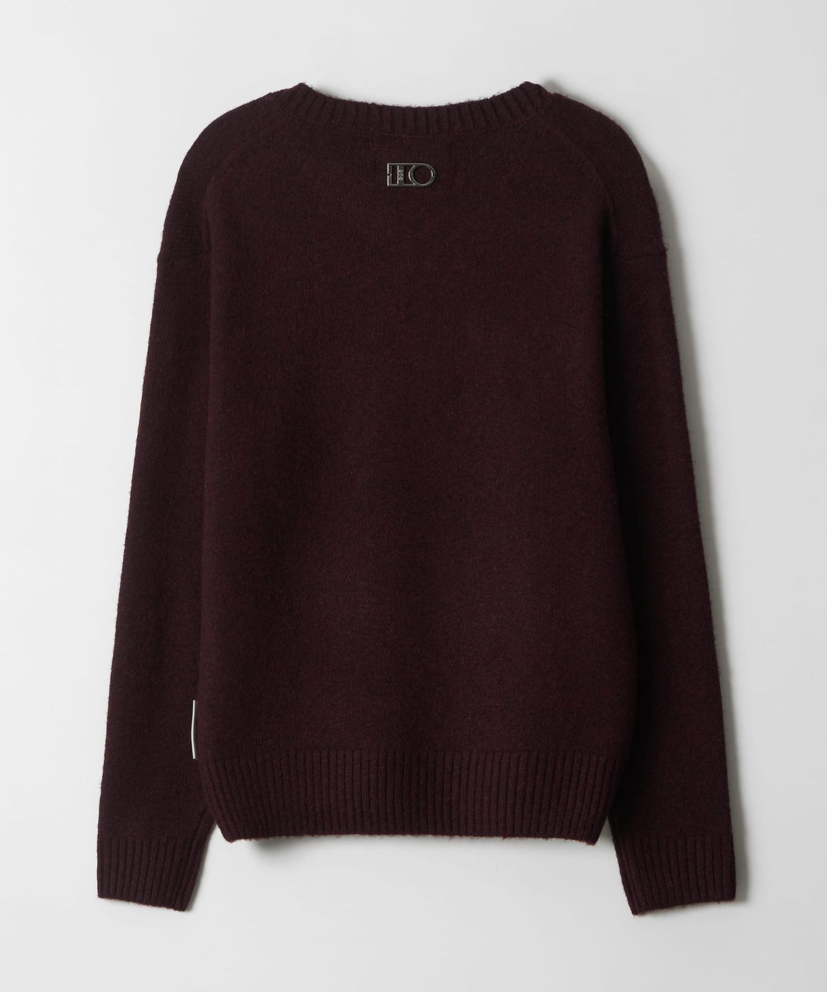 디써티원(DTHIRTYONE) V-Neck Solid Sweater (BURGUNDY)