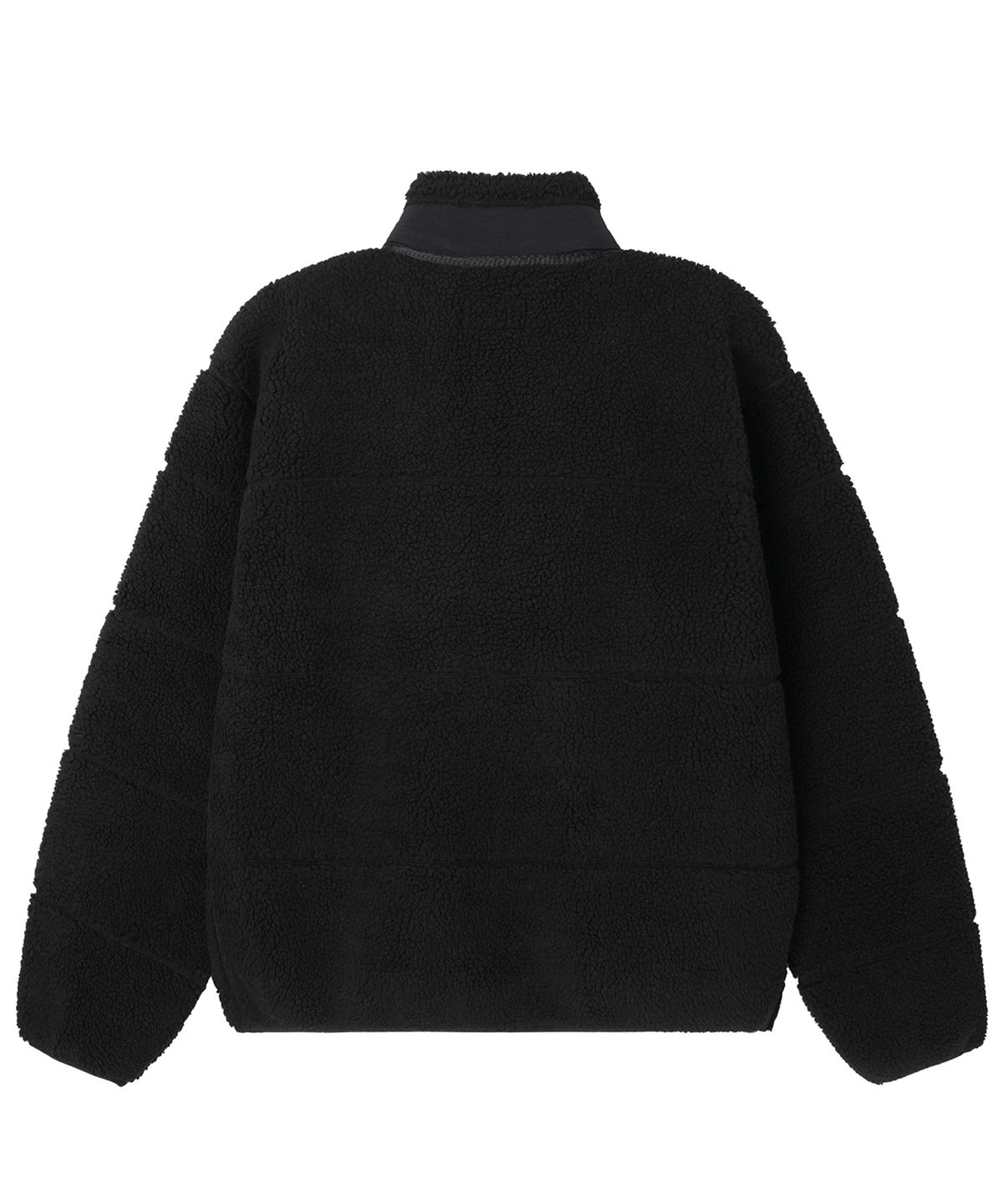 오픈야드(오와이)(OPENYARD(OY)) BLOCK POCKET FLEECE JACKET - BLACK