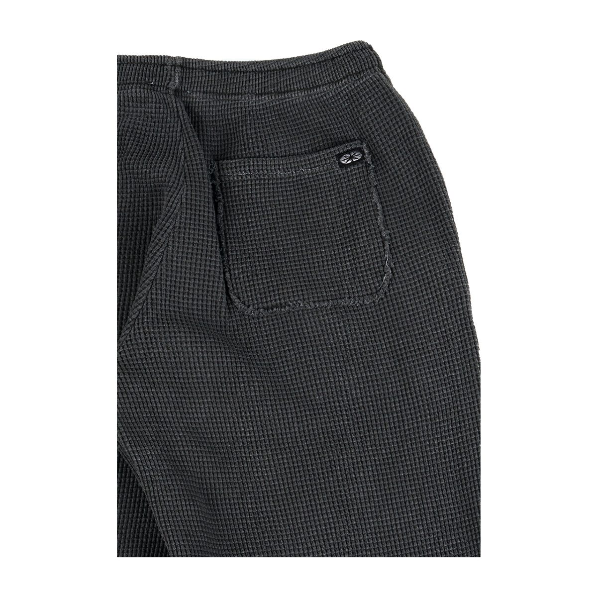 이알티알(ERTR) Flame Waffle Appliqué Jogger Pants Charcoal