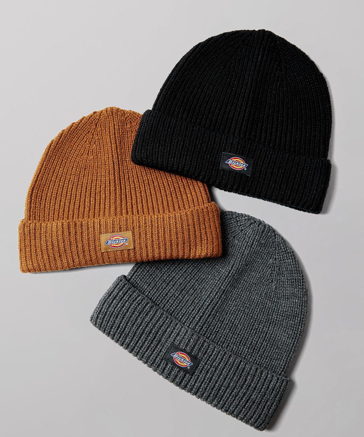 디키즈(DICKIES) 베이직 립 비니 Charcoal