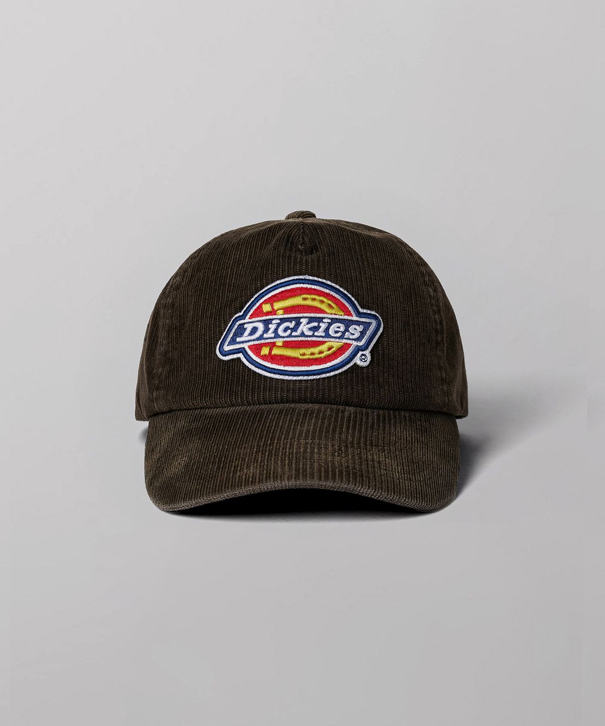 디키즈(DICKIES) 트리 로고 코듀로이 트러커 캡 Washed Brown